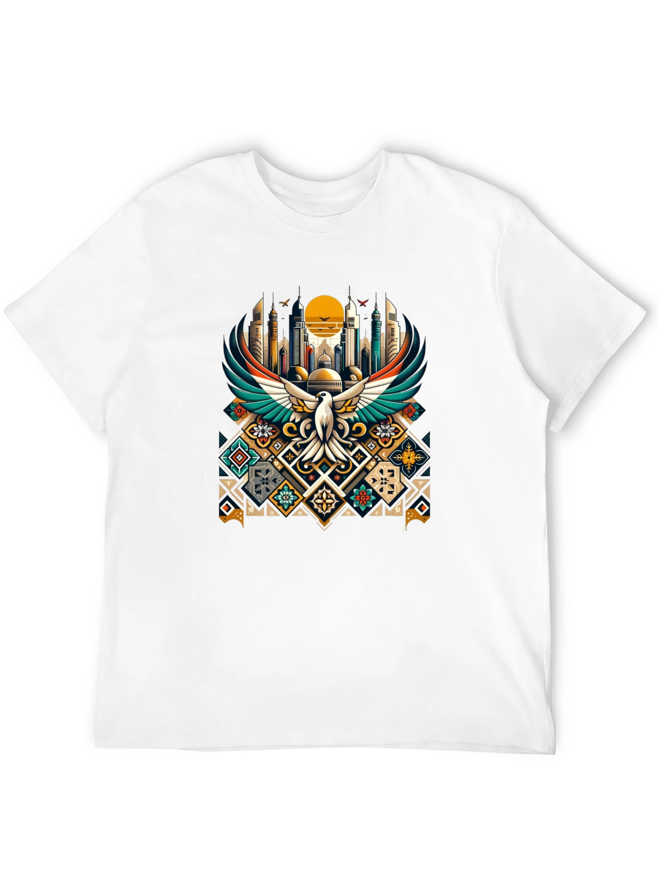 Urban Bird Graphic Tee - Black