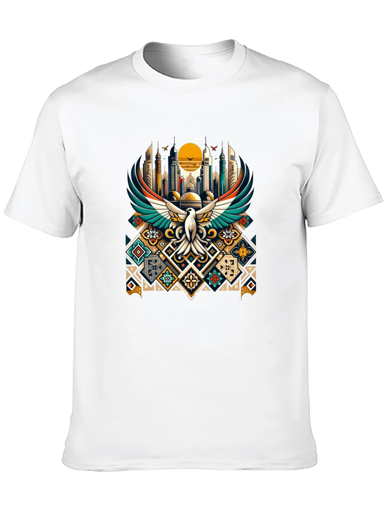 Urban Bird Graphic Tee - Black