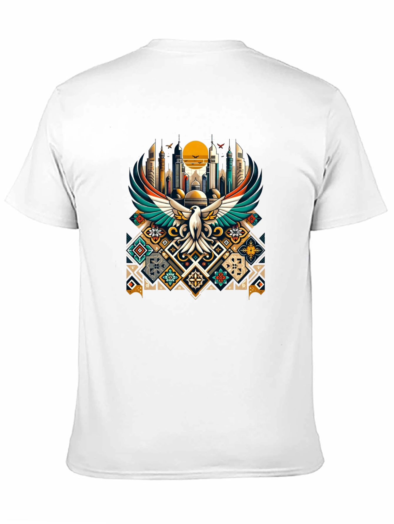 Urban Bird Graphic Tee - Black