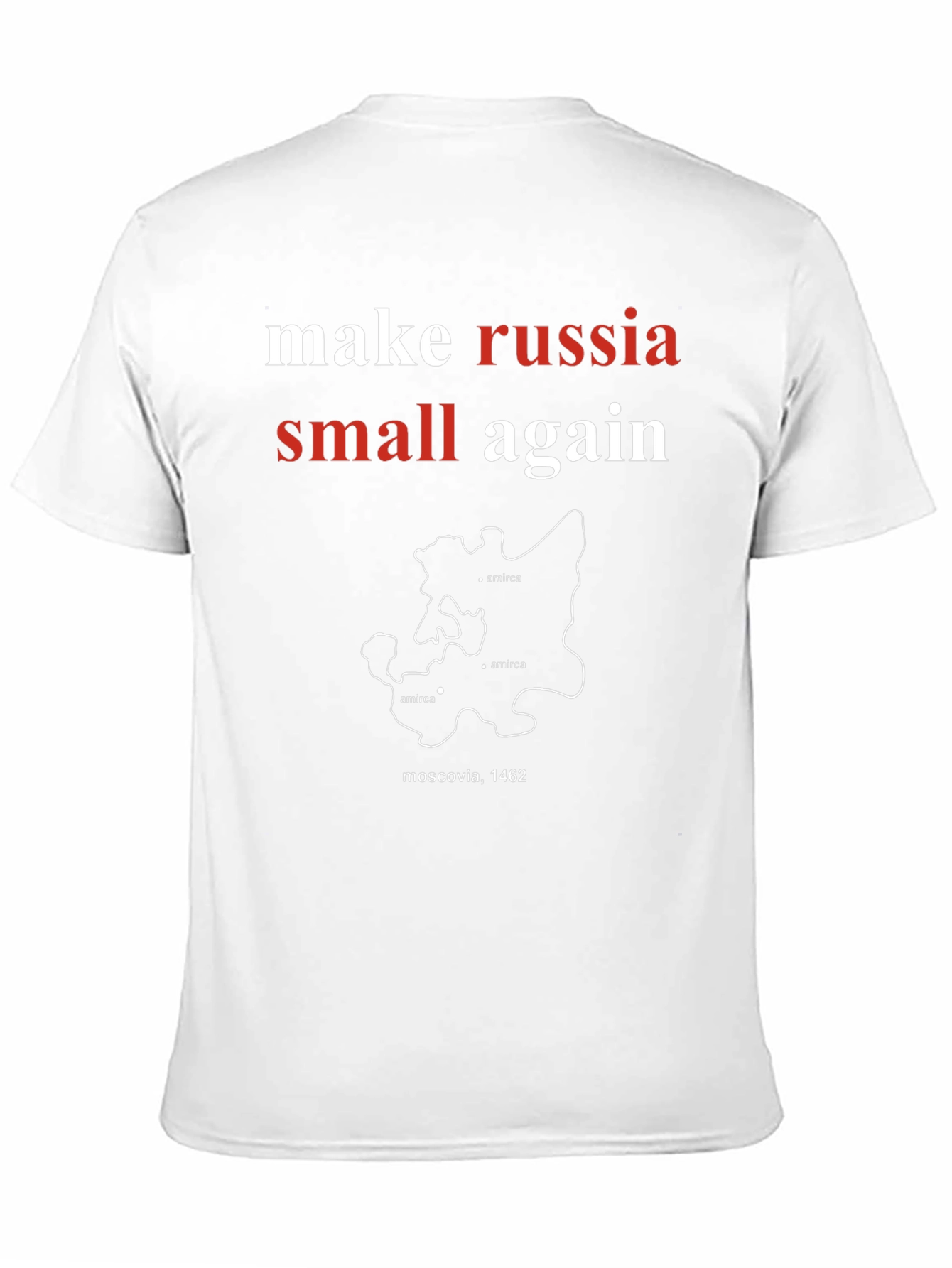 Make Russia Small Again T-Shirt - Black Cotton Tee