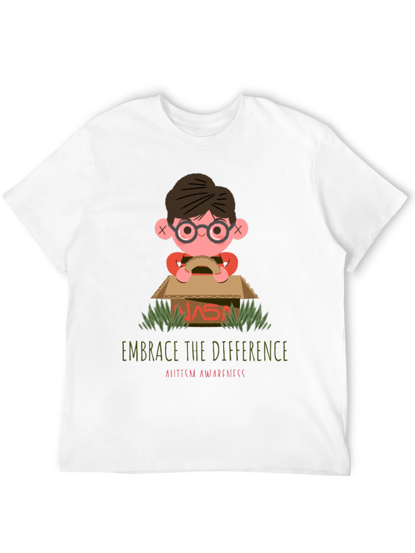 Embrace the Difference Autism Awareness Graphic Tee