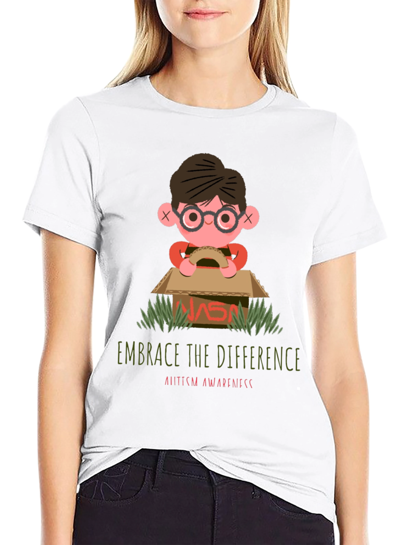 Embrace the Difference Autism Awareness Graphic Tee