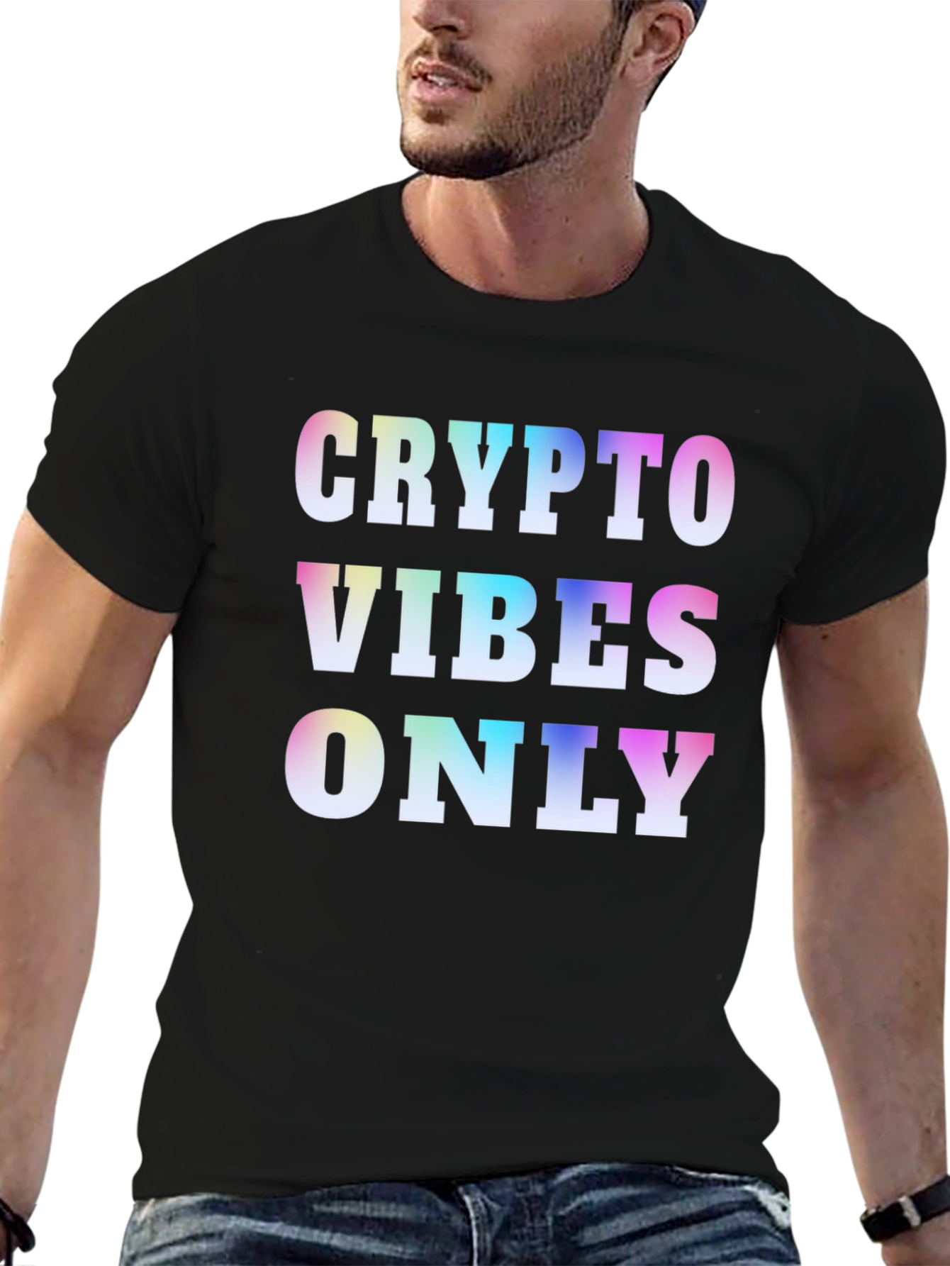 Crypto Vibes Only T-Shirt - Black