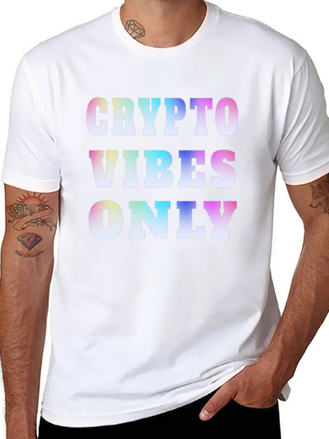 Crypto Vibes Only T-Shirt - Black