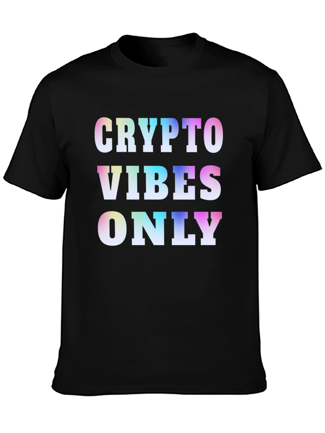 Crypto Vibes Only T-Shirt - Black