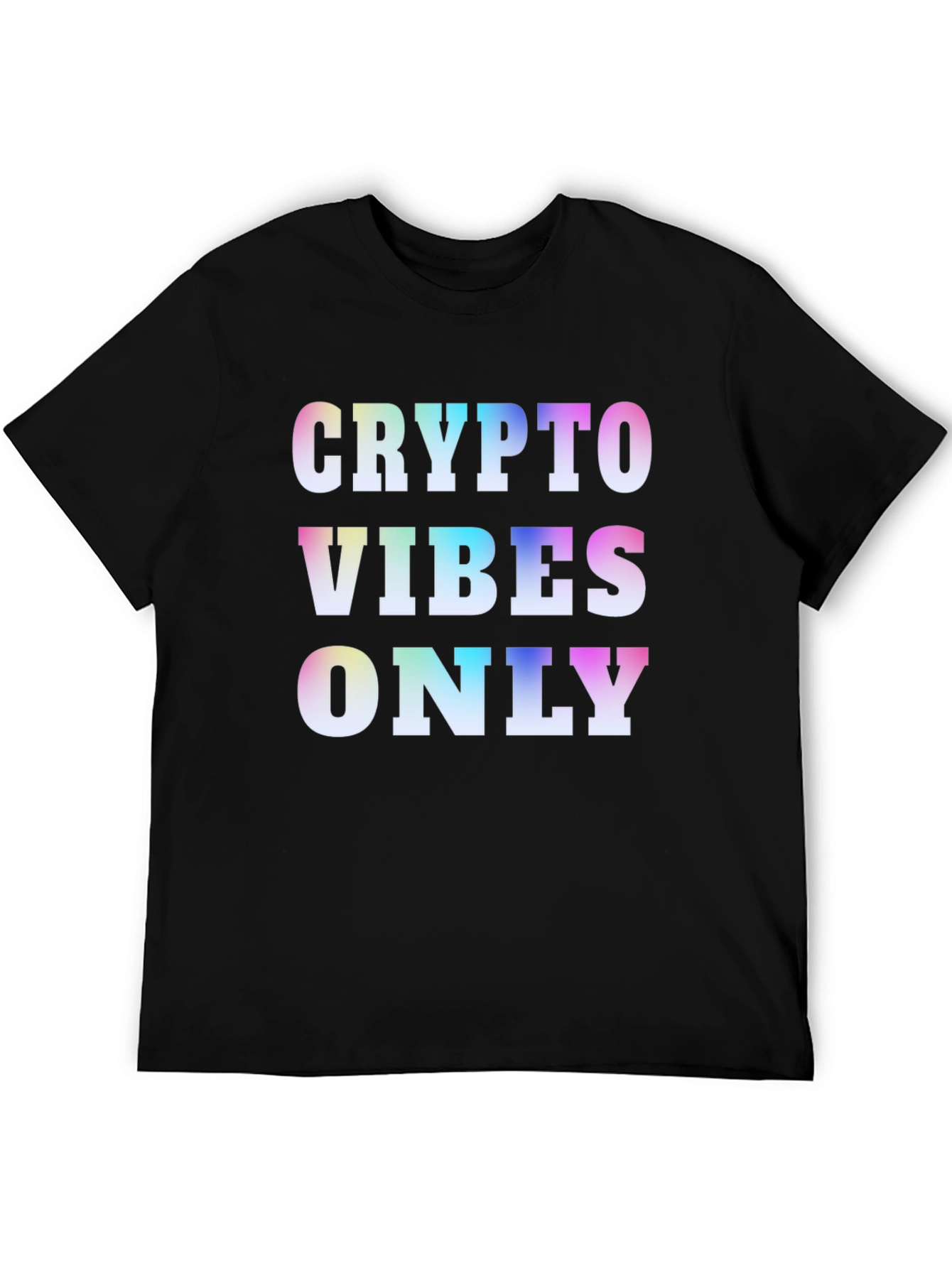 Crypto Vibes Only T-Shirt - Black