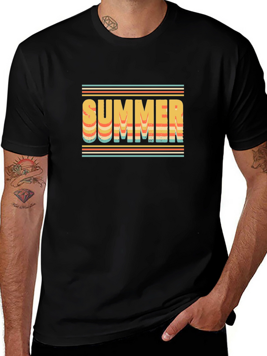Summer Retro Graphic Tee - Vintage Style T-Shirt