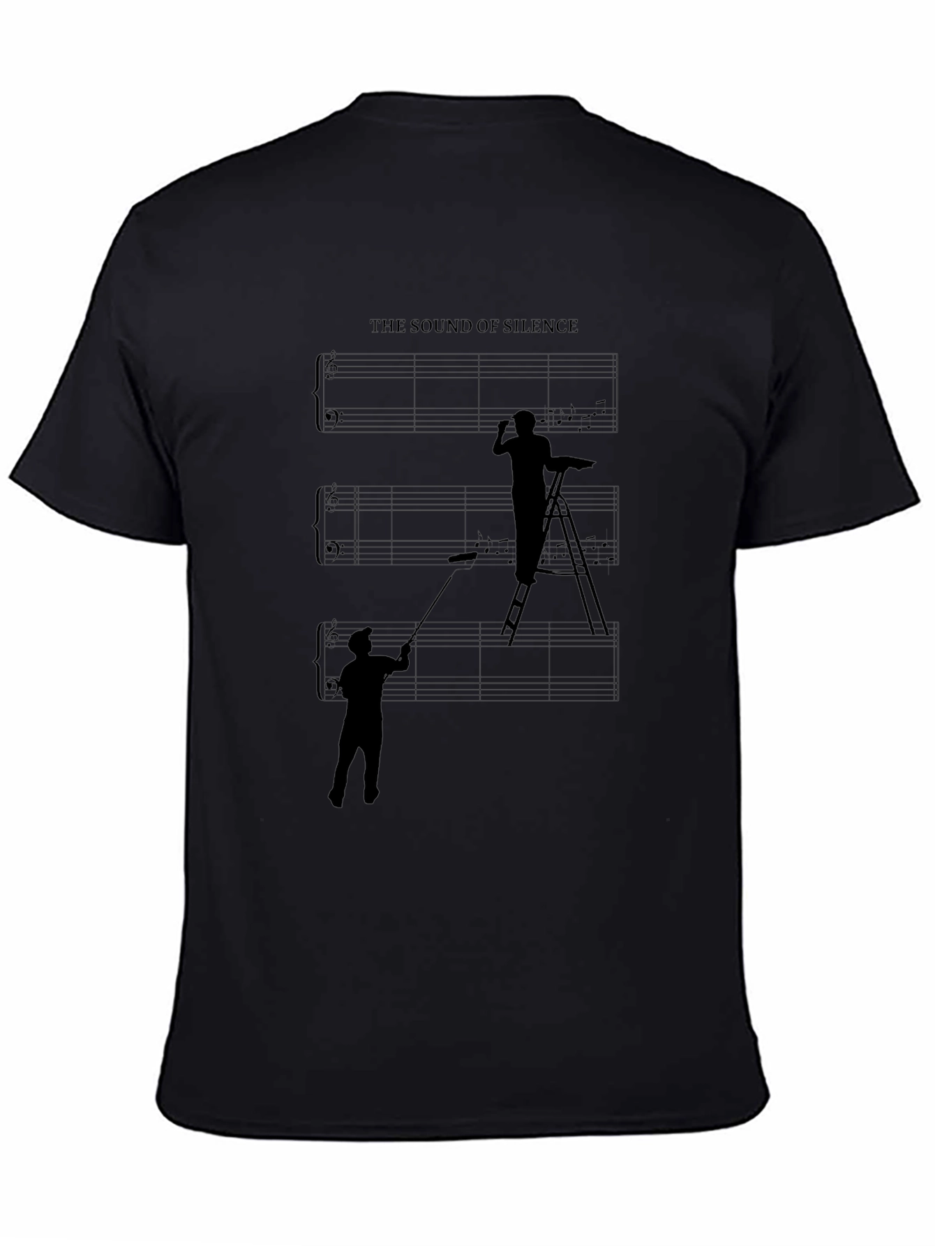 The Sound of Silence Graphic T-Shirt - Painter Theme