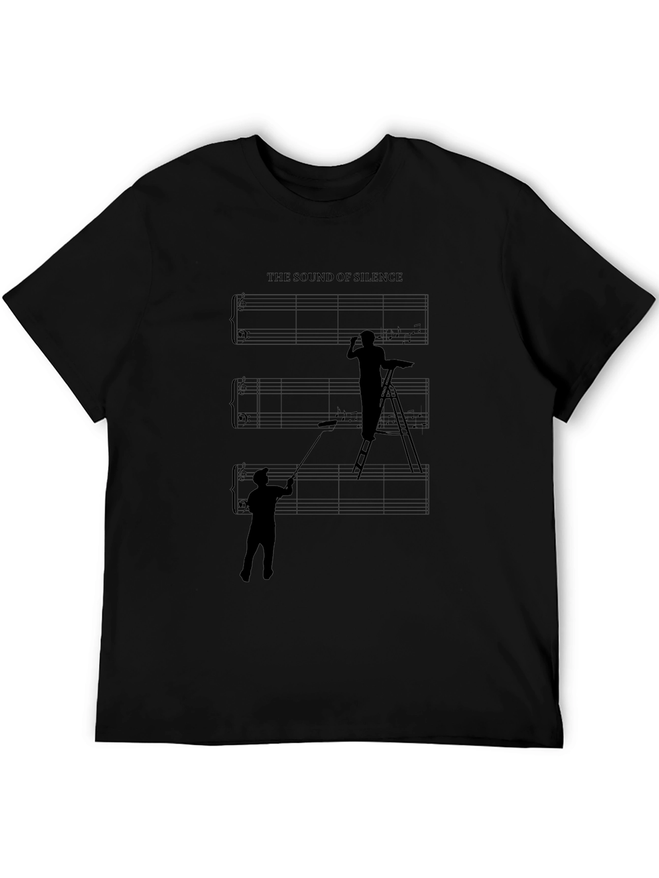 The Sound of Silence Graphic T-Shirt - Painter Theme
