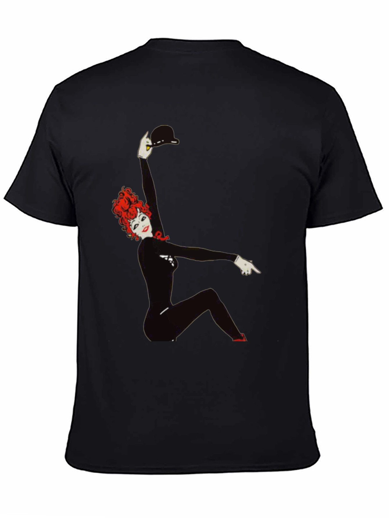 Cabaret Dancer Graphic Tee - Retro Style
