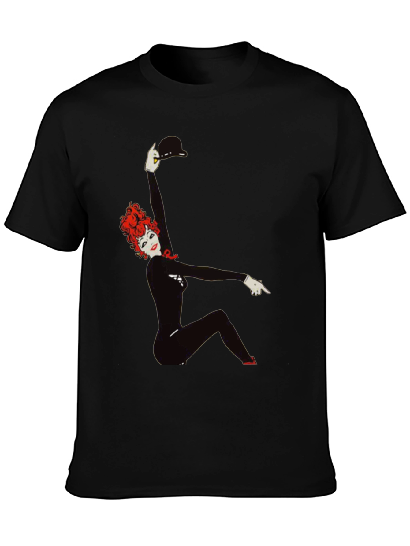 Cabaret Dancer Graphic Tee - Retro Style