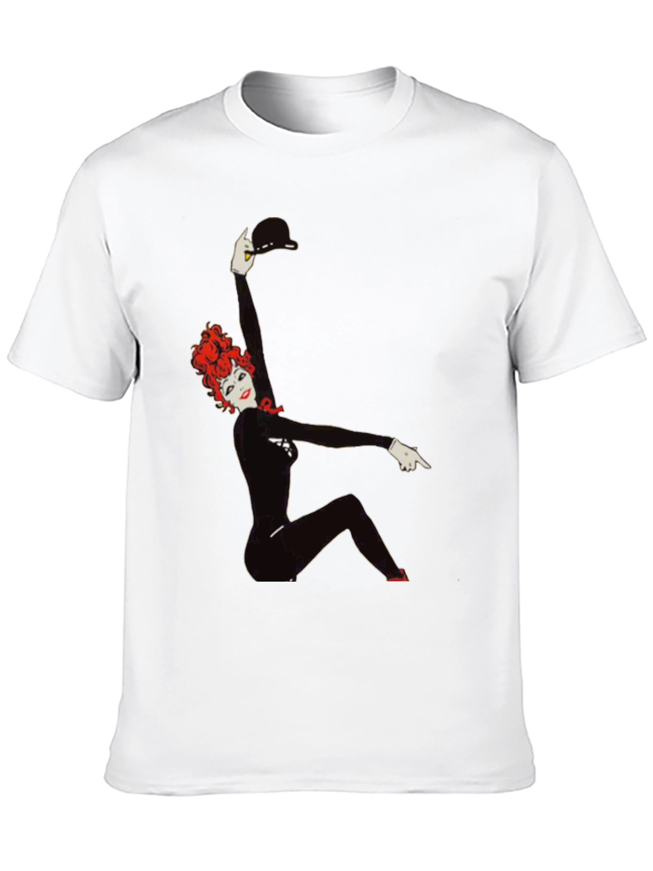 Cabaret Dancer Graphic Tee - Retro Style