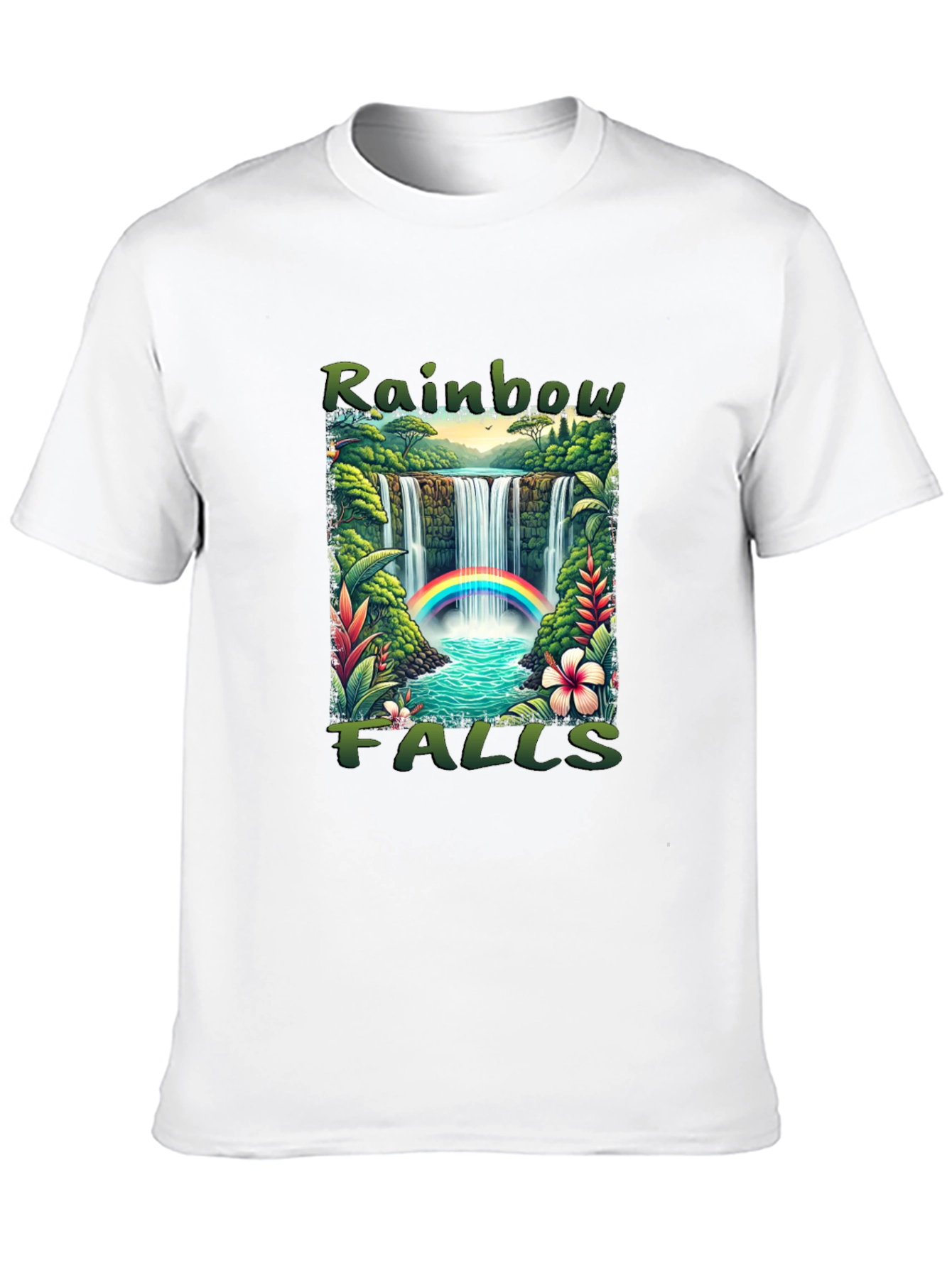 Rainbow Falls Graphic T-Shirt