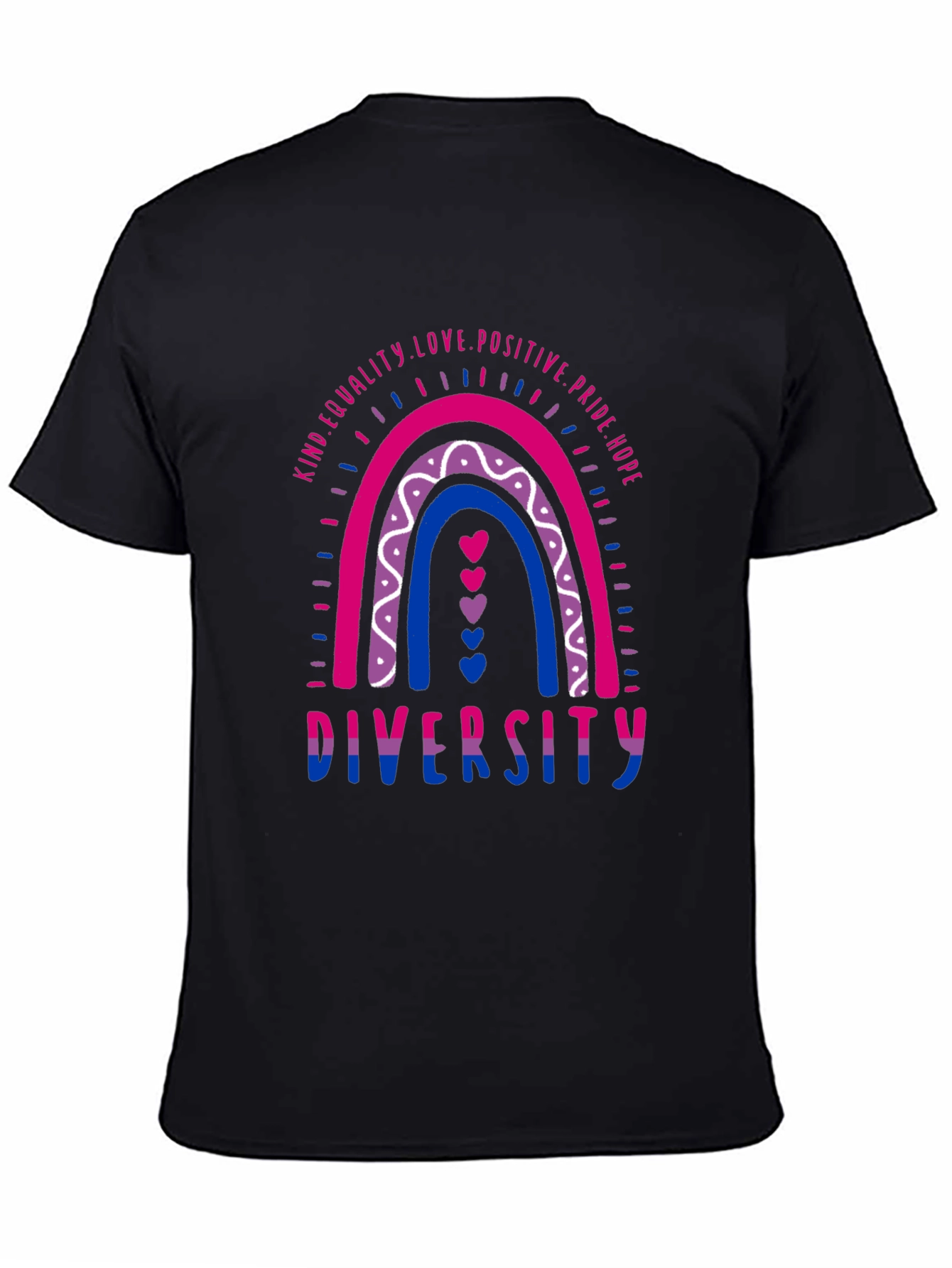 Diversity Bi Pride Rainbow Tee