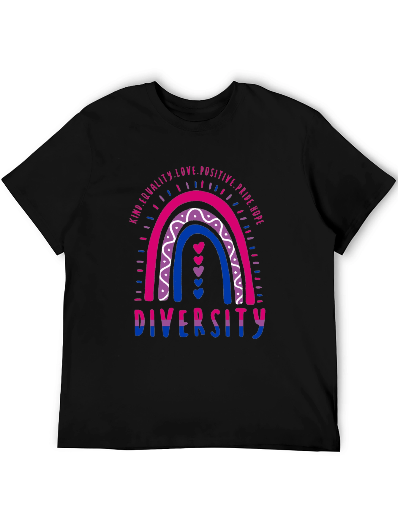 Diversity Bi Pride Rainbow Tee
