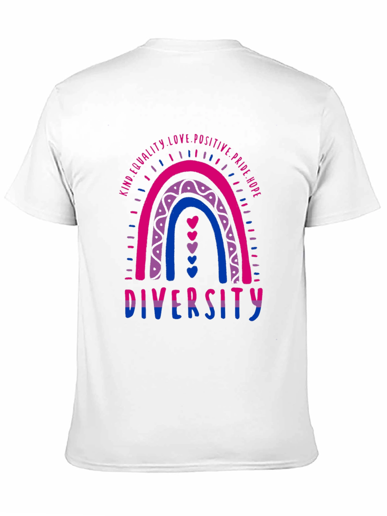 Diversity Bi Pride Rainbow Tee