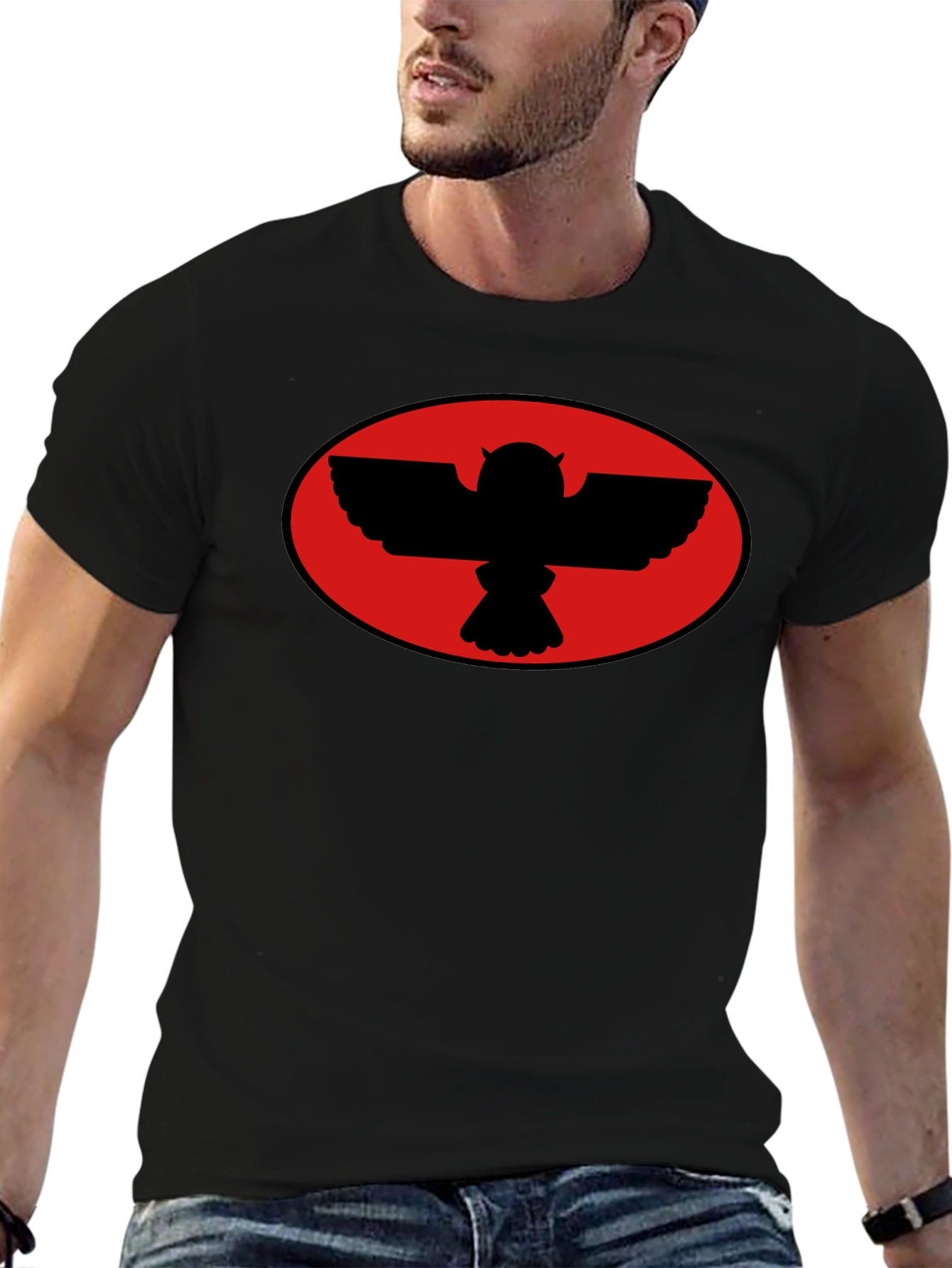 Talon Court Owl Black T-Shirt