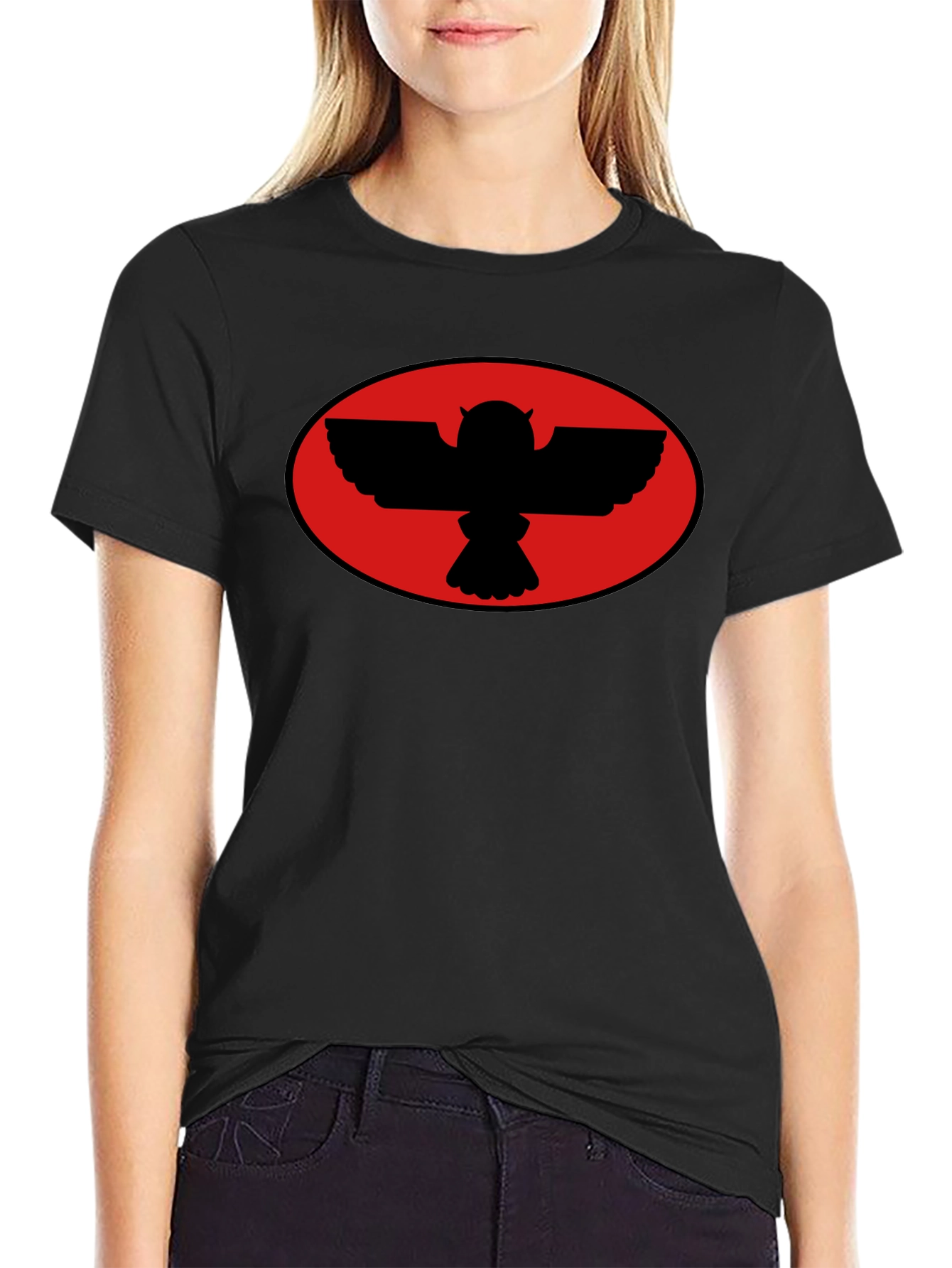 Talon Court Owl Black T-Shirt