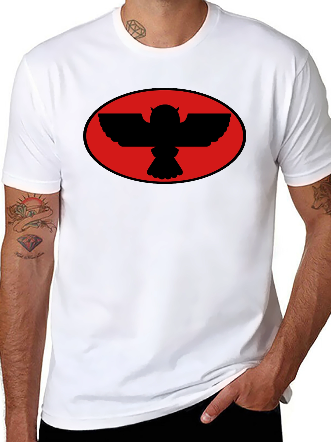 Talon Court Owl Black T-Shirt