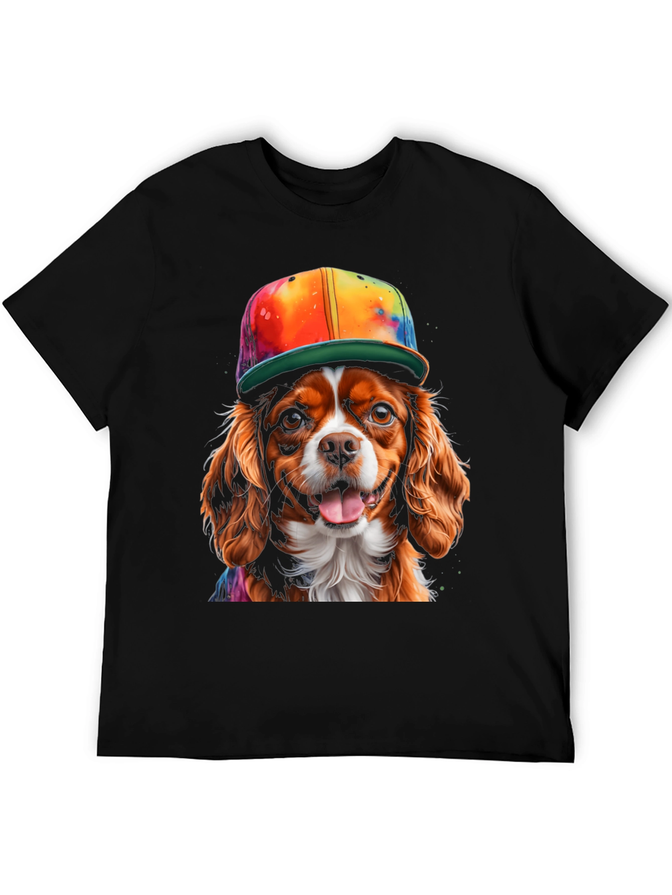 Dog with Hat Graphic Tee