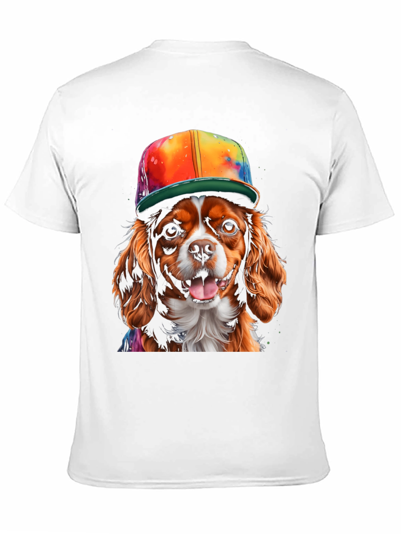 Dog with Hat Graphic Tee