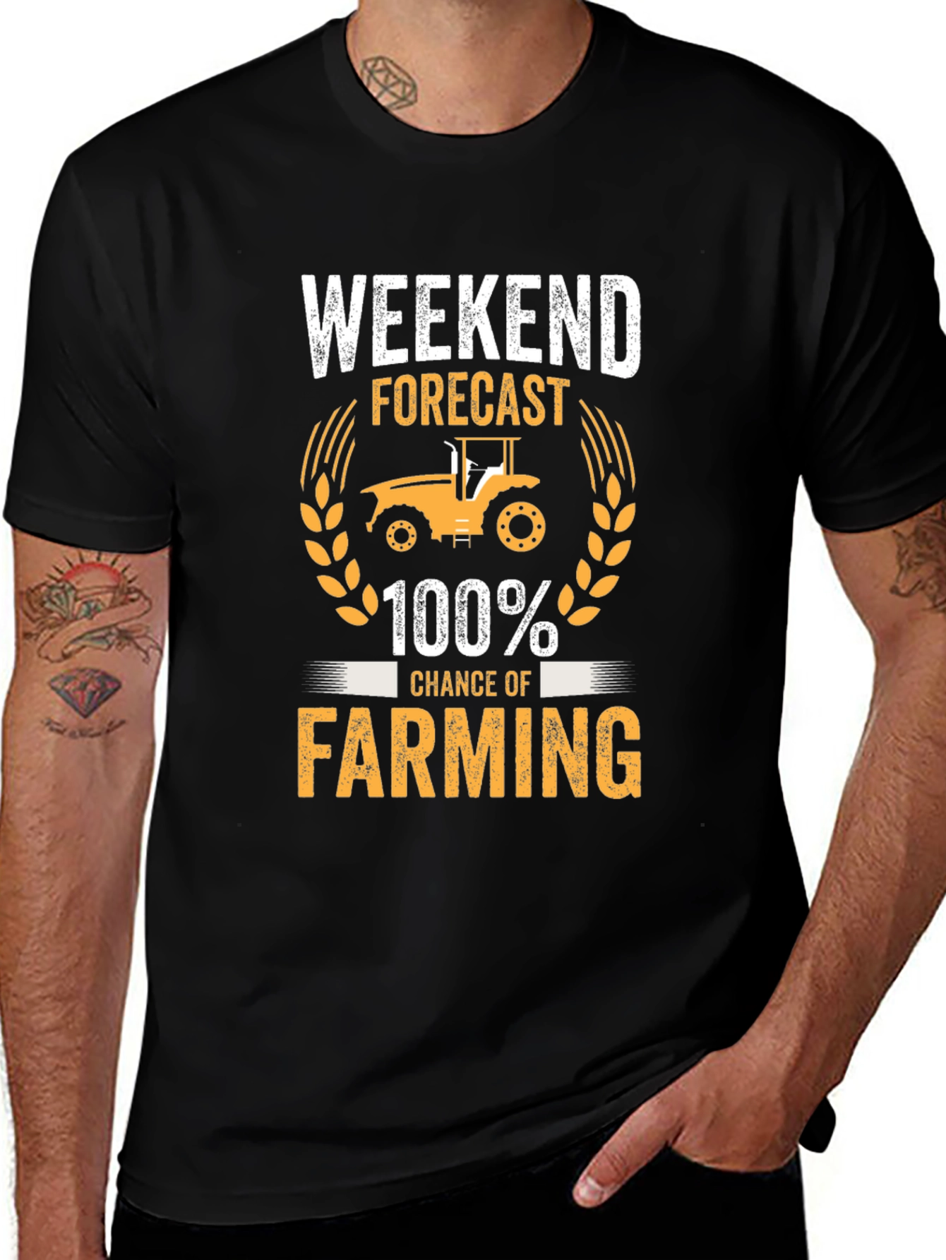 Weekend Farming Forecast Graphic Tee