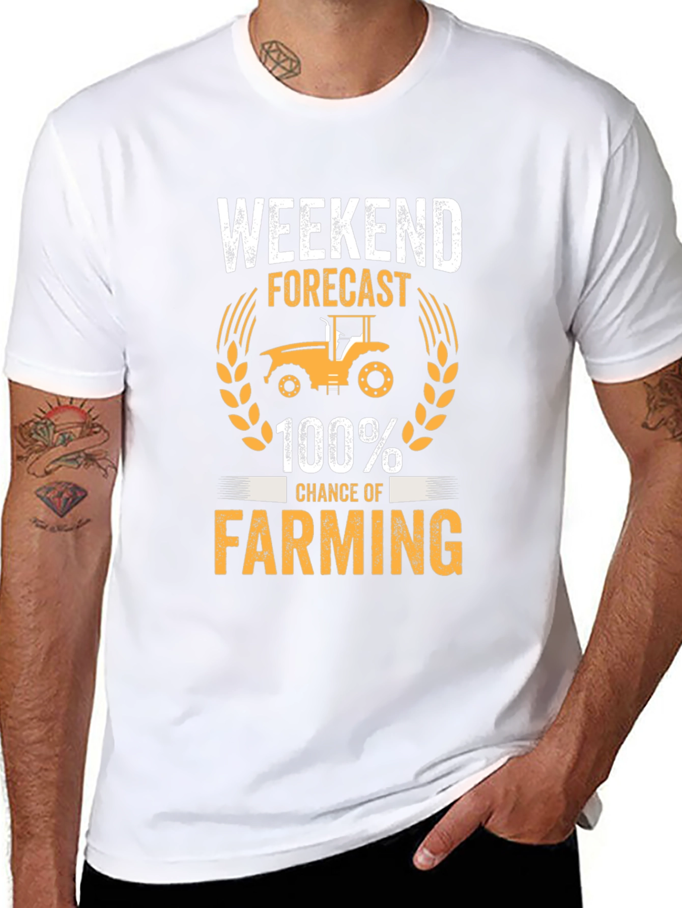 Weekend Farming Forecast Graphic Tee