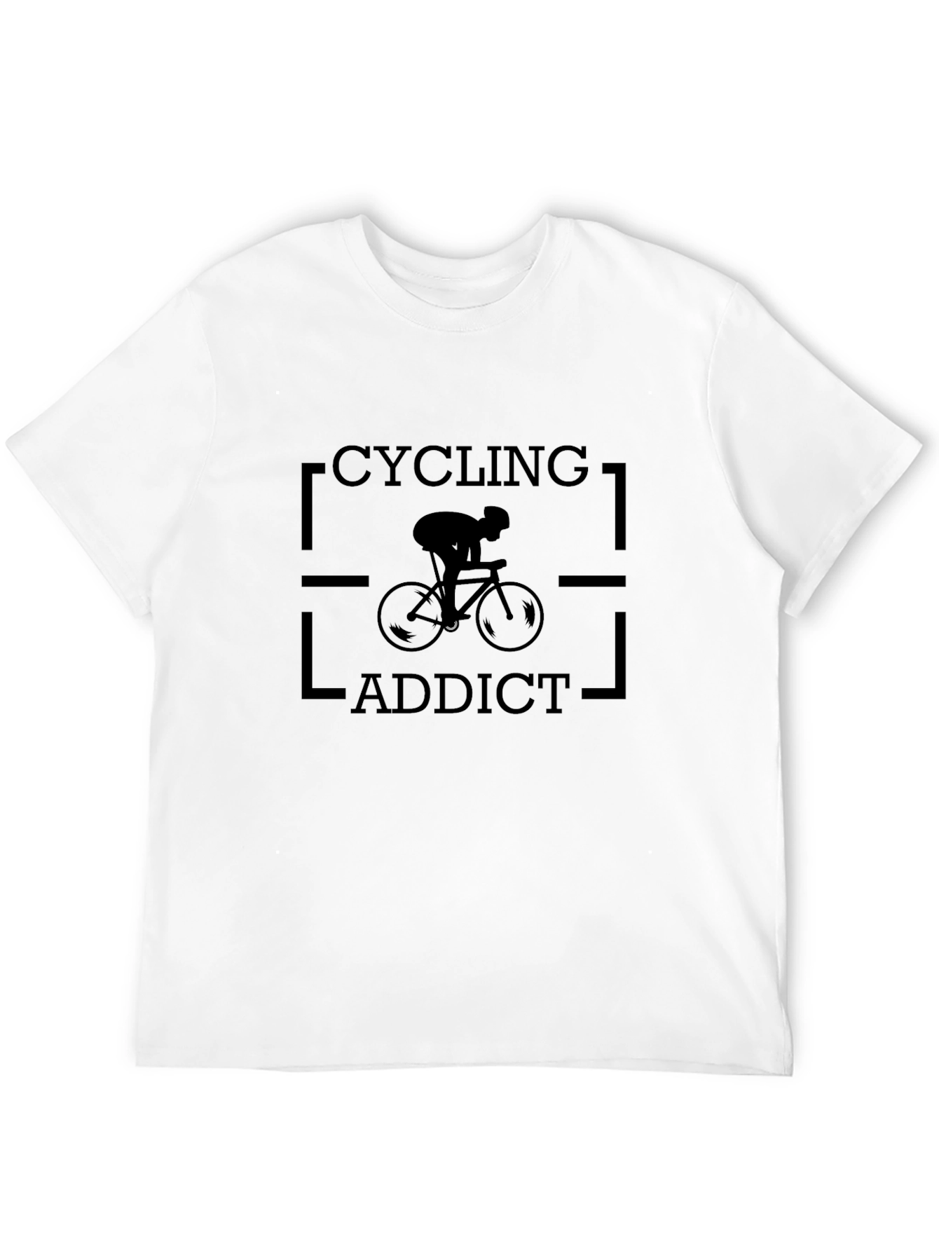 Cycling Addict Graphic Tee - Black T-Shirt