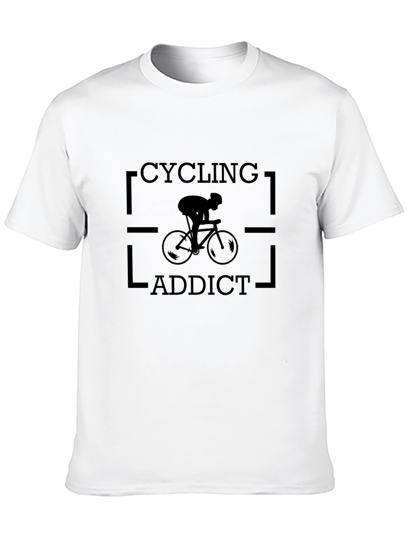 Cycling Addict Graphic Tee - Black T-Shirt