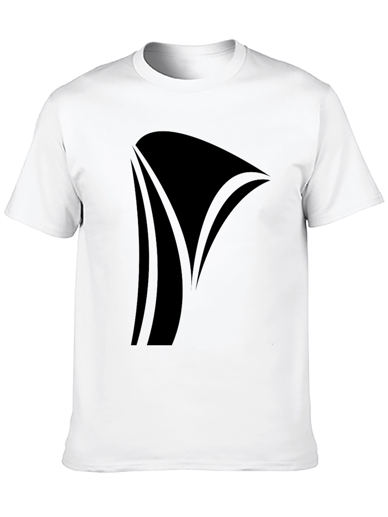Modern Black Graphic Tee - Stylish Casual Wear
