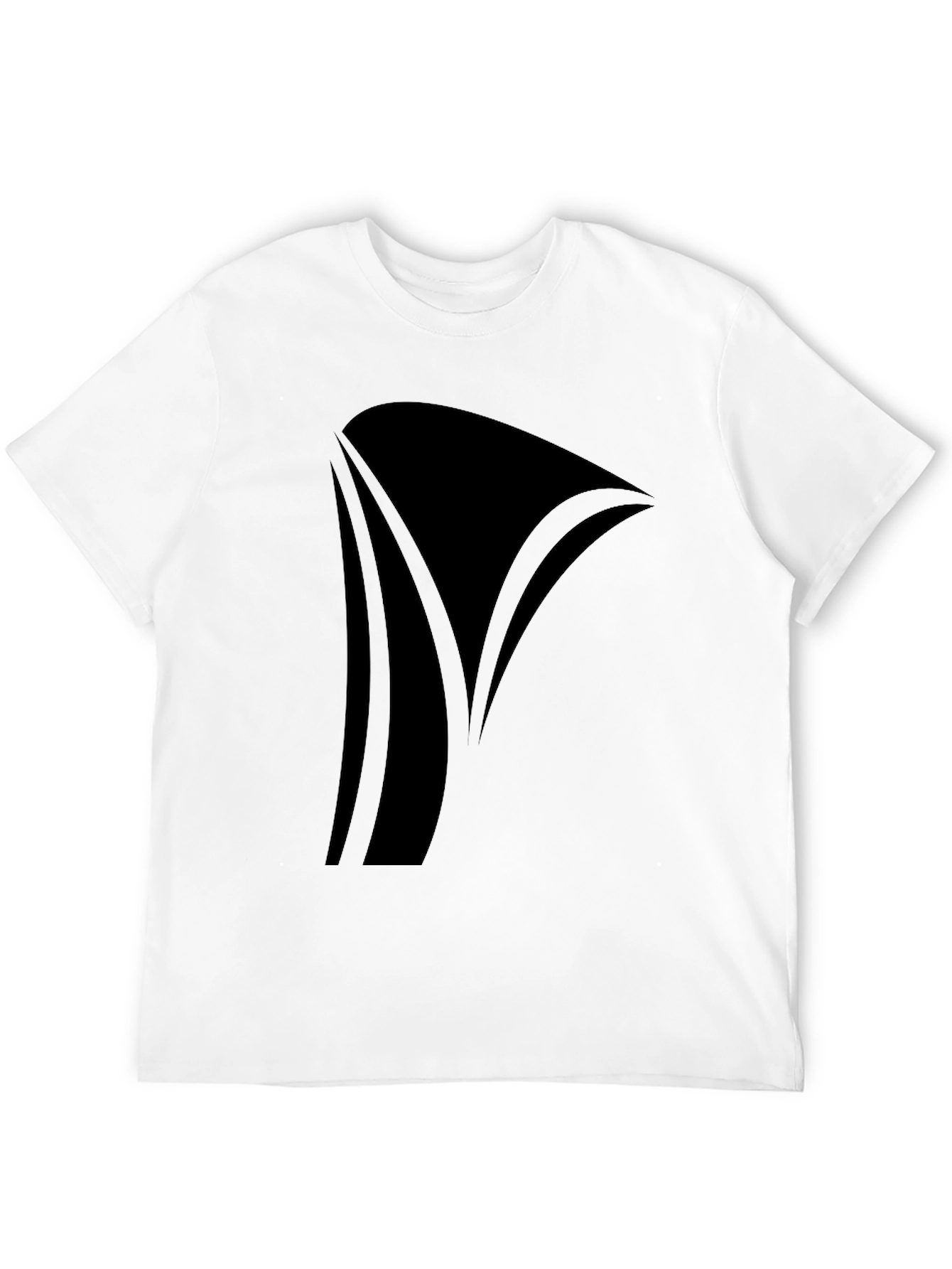 Modern Black Graphic Tee - Stylish Casual Wear