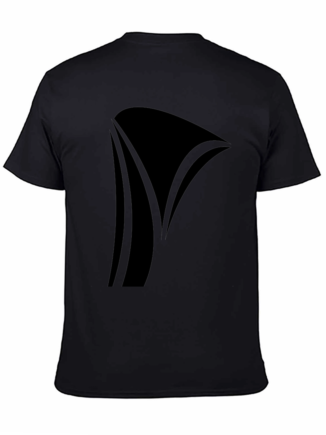 Modern Black Graphic Tee - Stylish Casual Wear