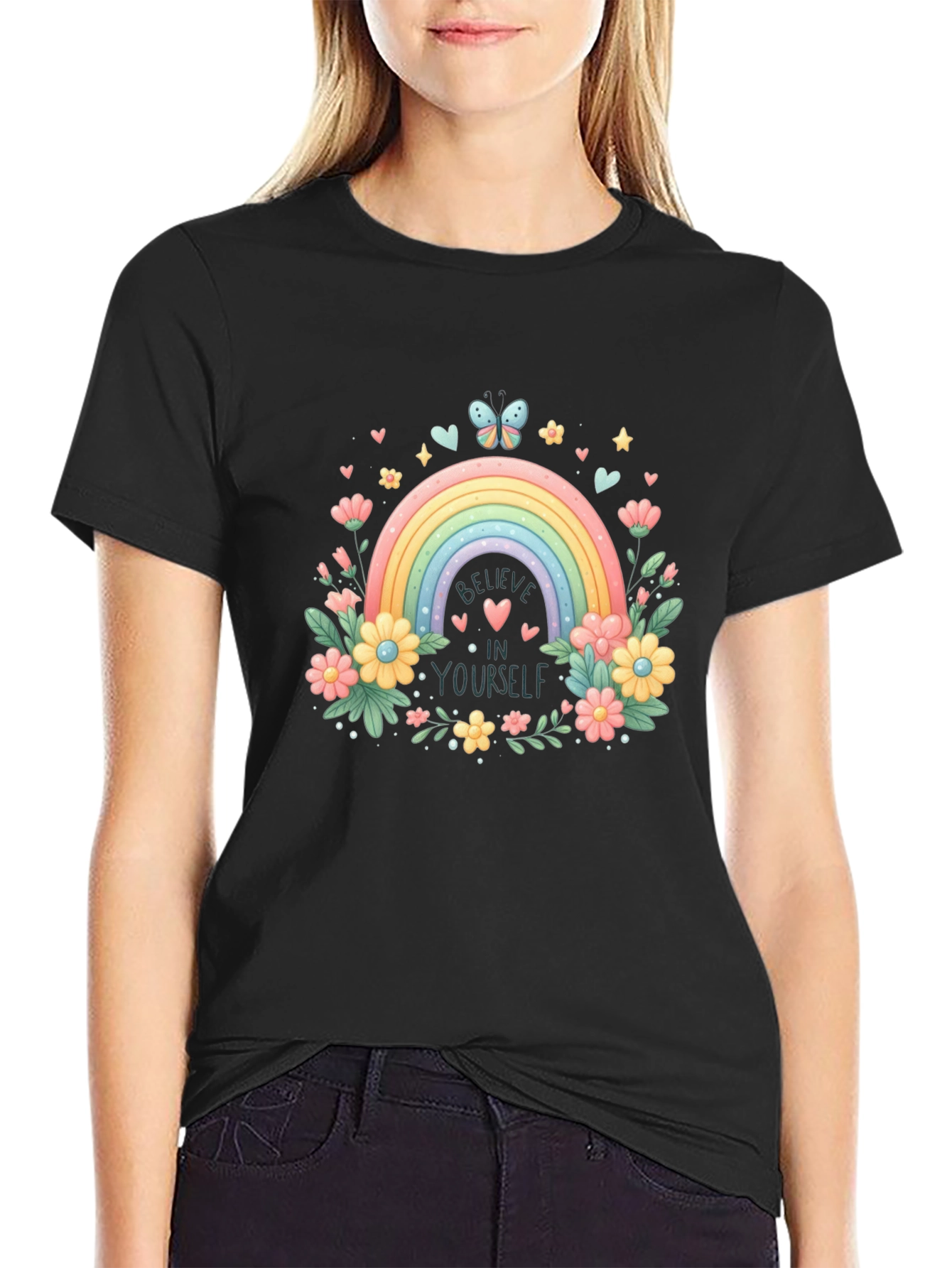 Believe In Yourself Rainbow T-Shirt