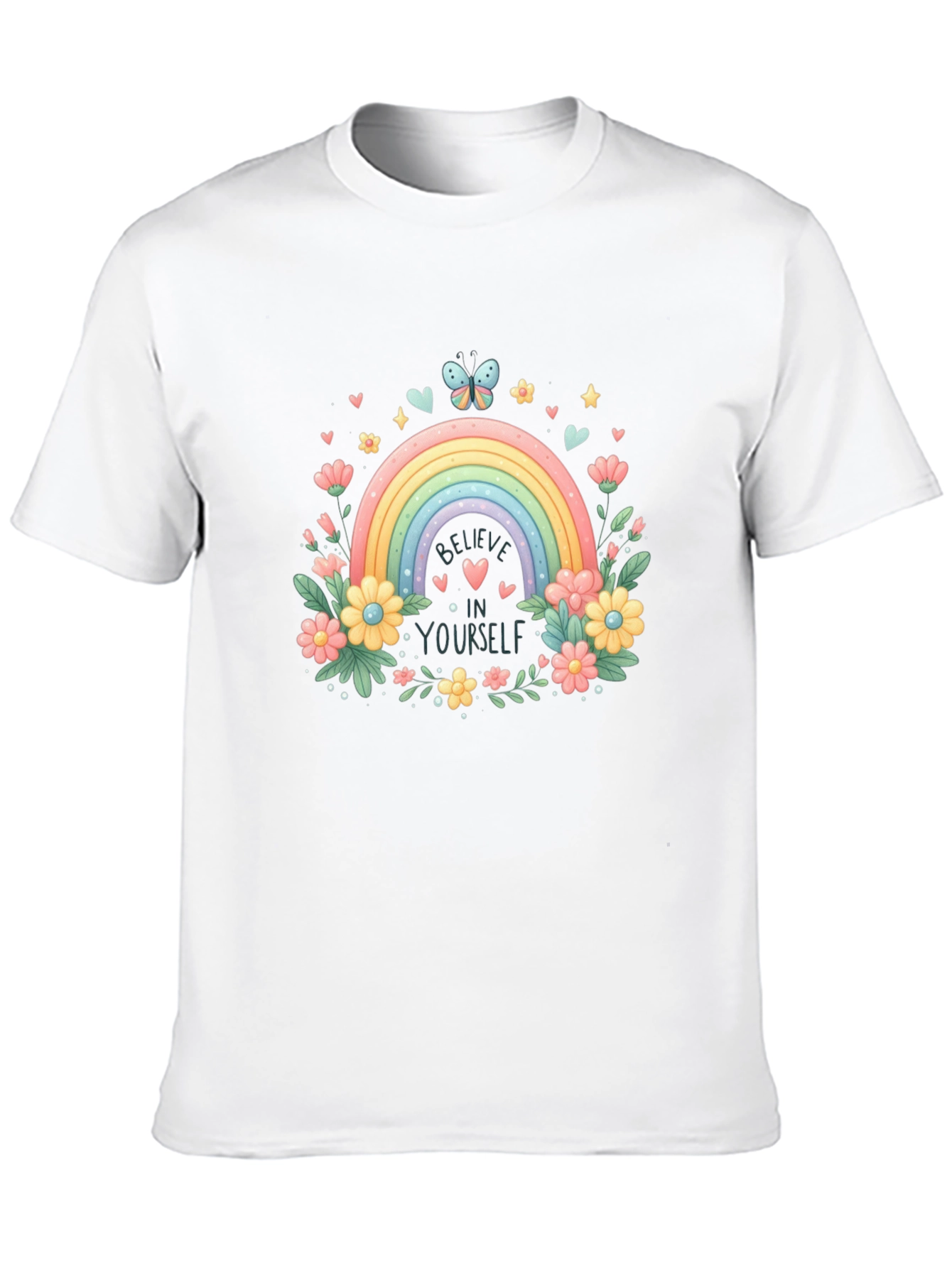 Believe In Yourself Rainbow T-Shirt