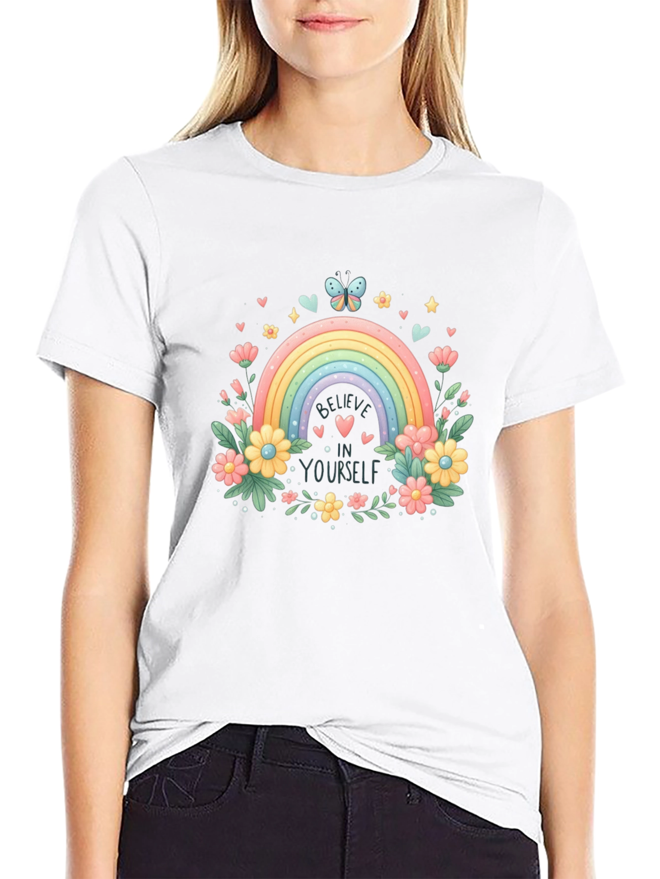 Believe In Yourself Rainbow T-Shirt