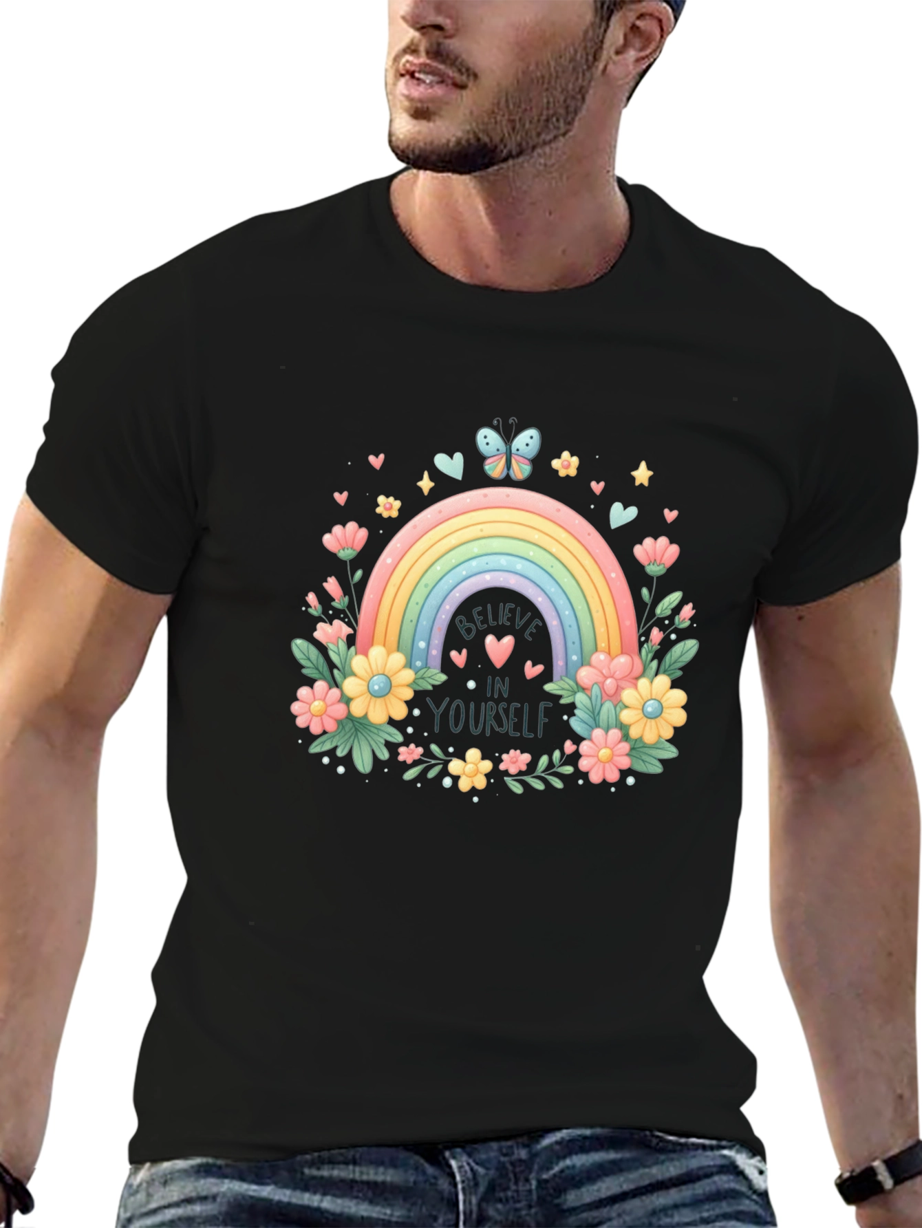 Believe In Yourself Rainbow T-Shirt