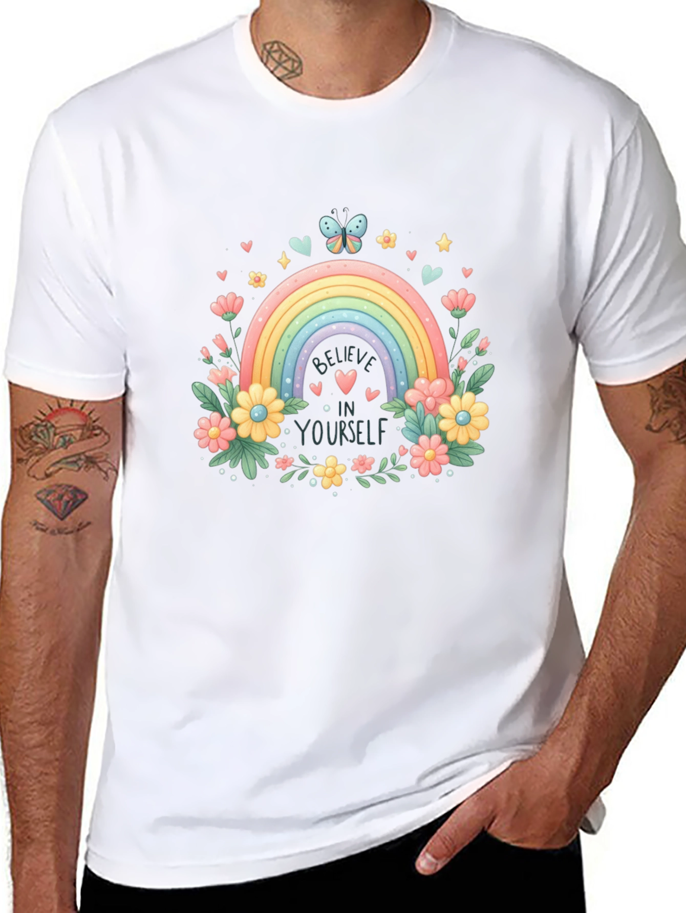 Believe In Yourself Rainbow T-Shirt
