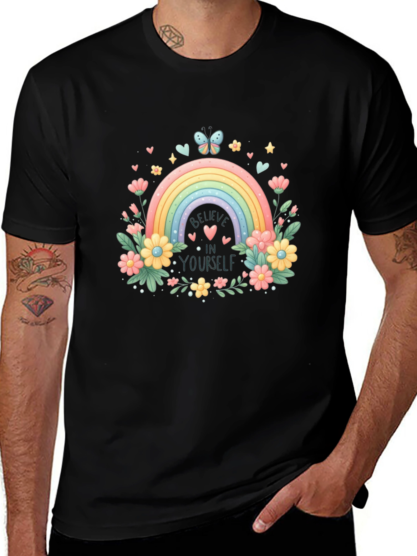 Believe In Yourself Rainbow T-Shirt