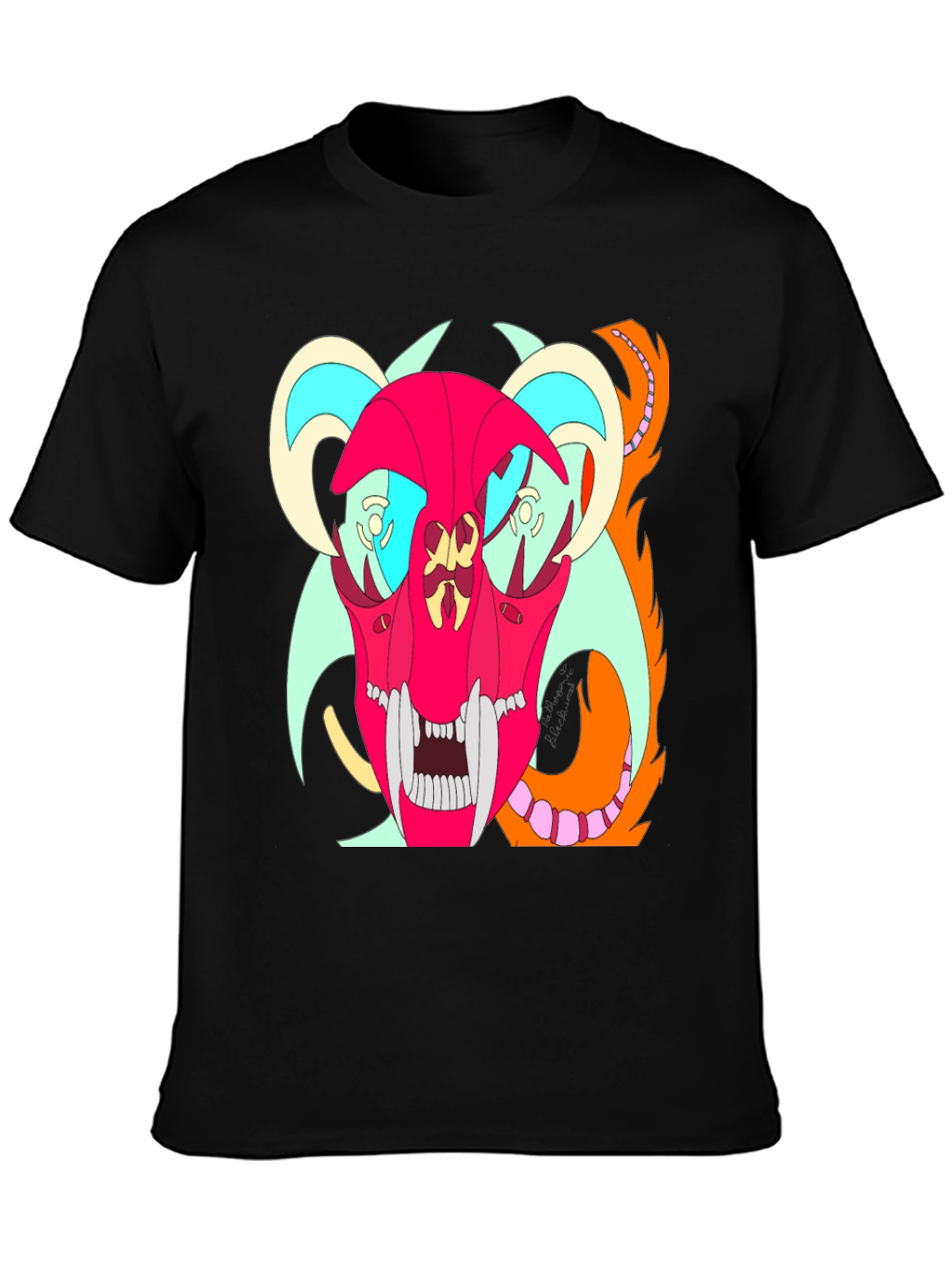 Skull Beast Graphic Tee - Bold Design Soft Cotton