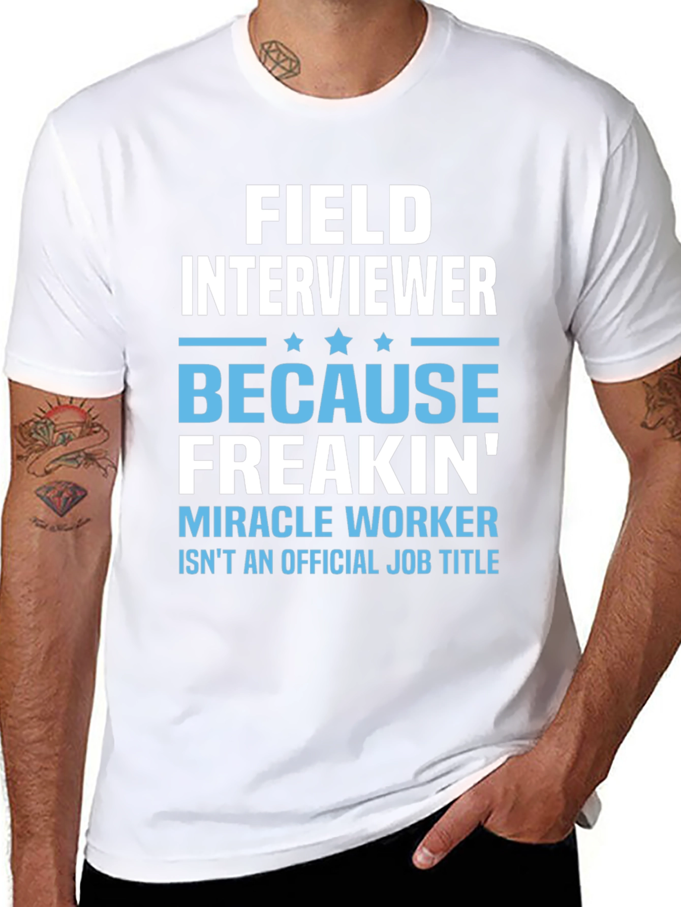 Funny Field Interviewer T-Shirt - Miracle Worker