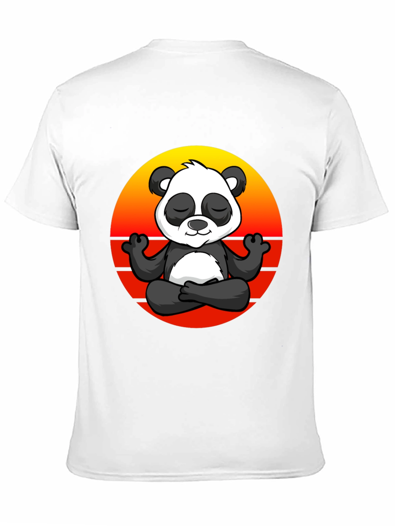 Zen Panda Graphic Tee - Black T-Shirt