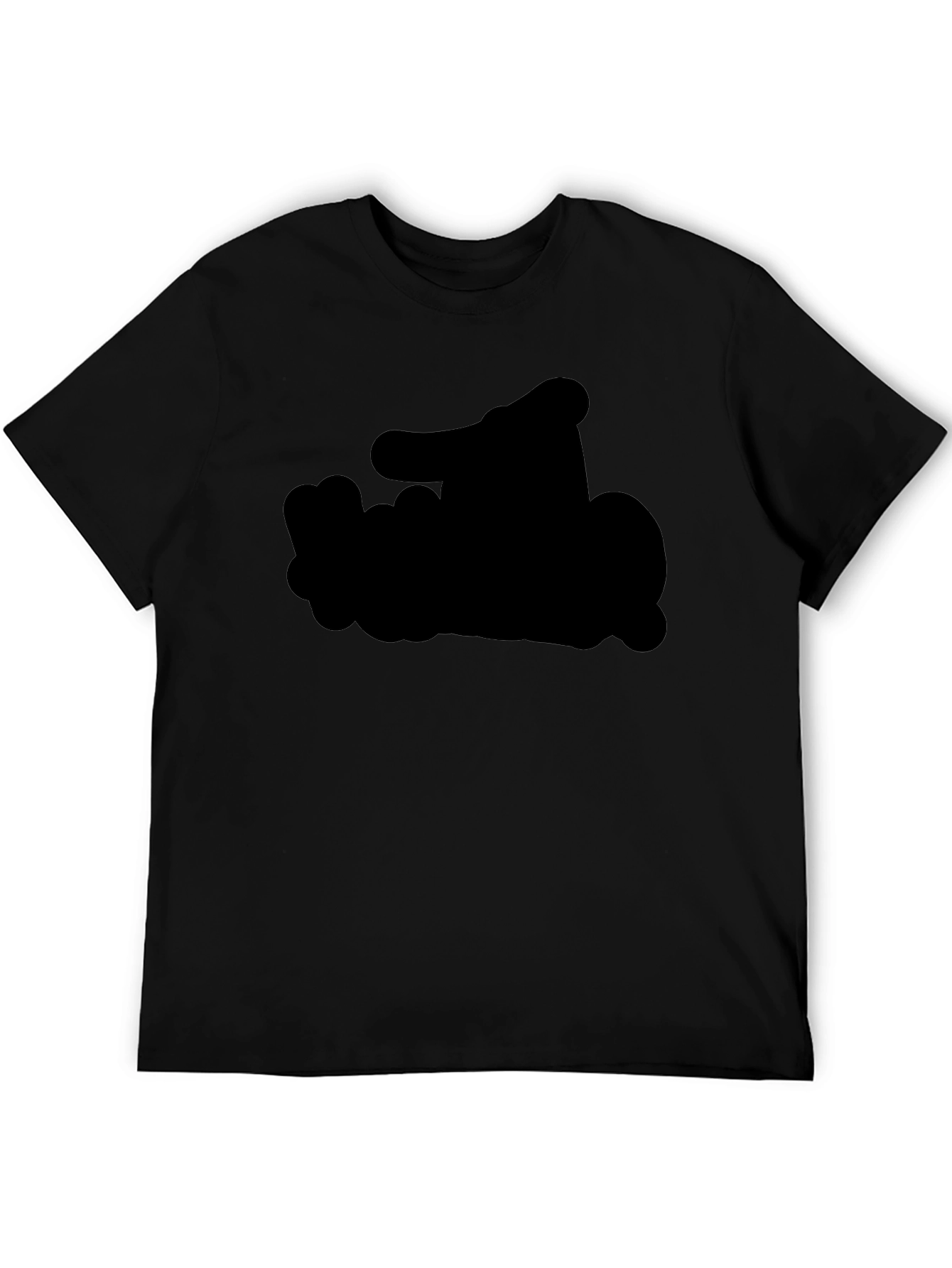 Solid Black Classic Fit Tee
