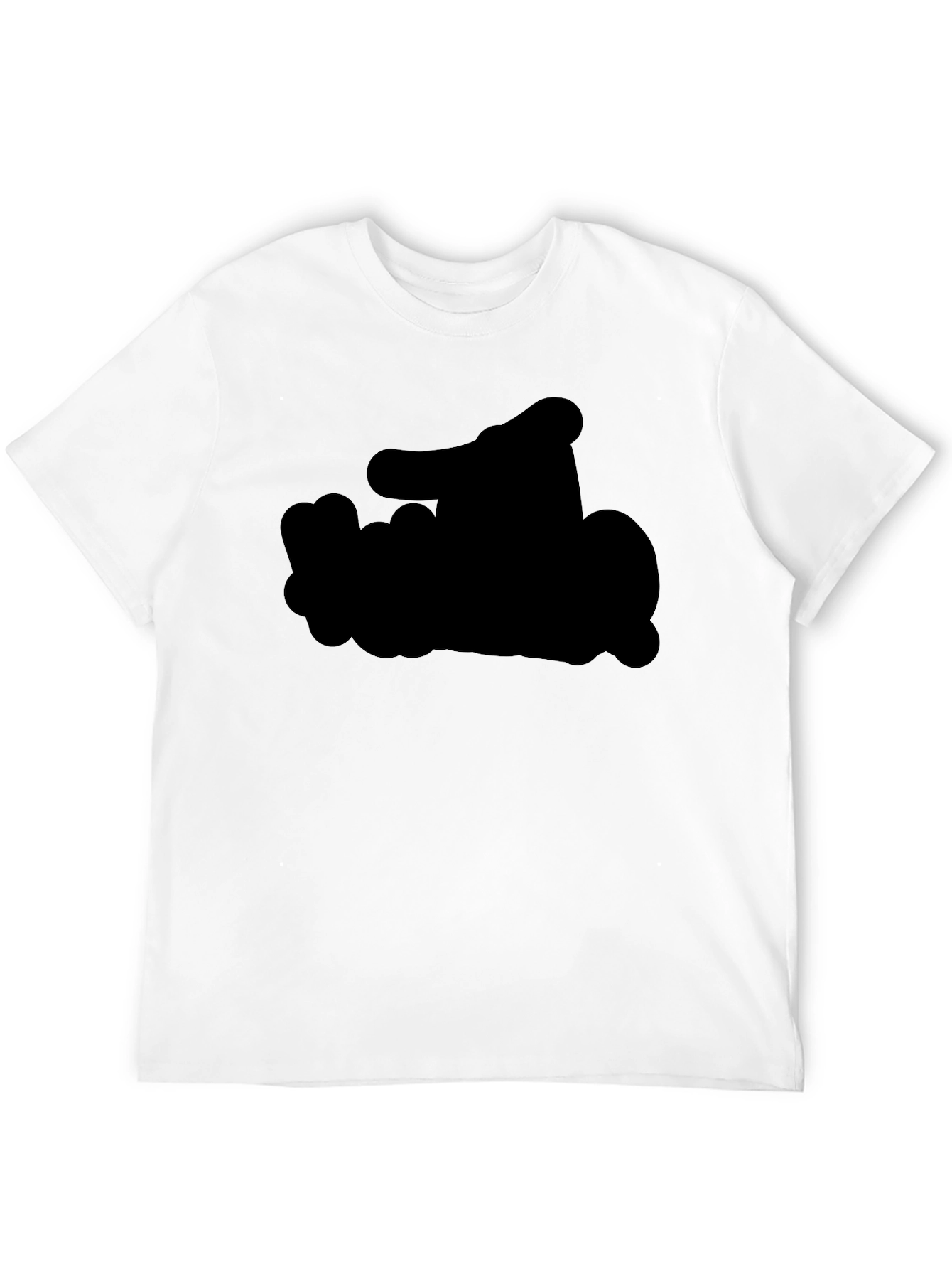Solid Black Classic Fit Tee