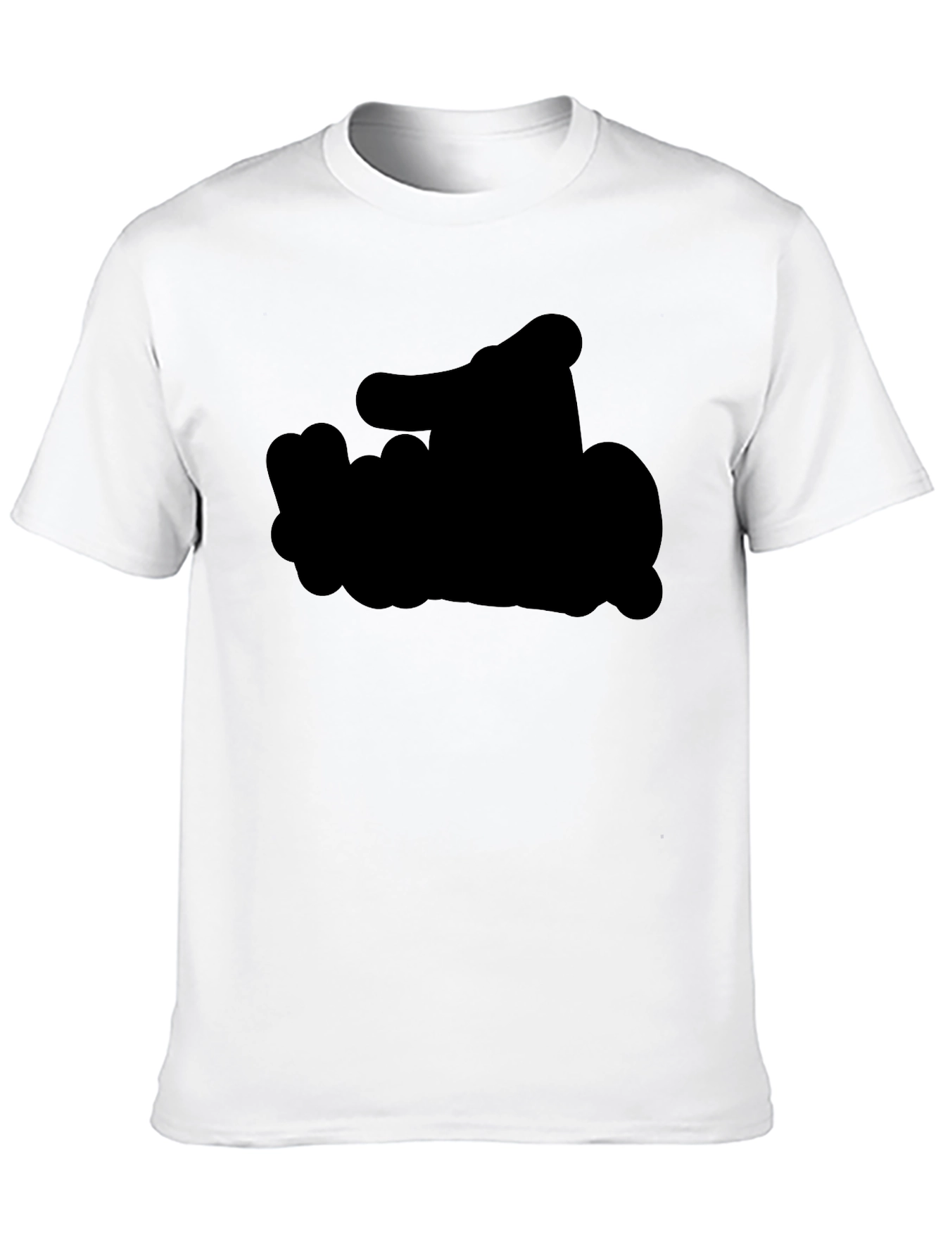 Solid Black Classic Fit Tee