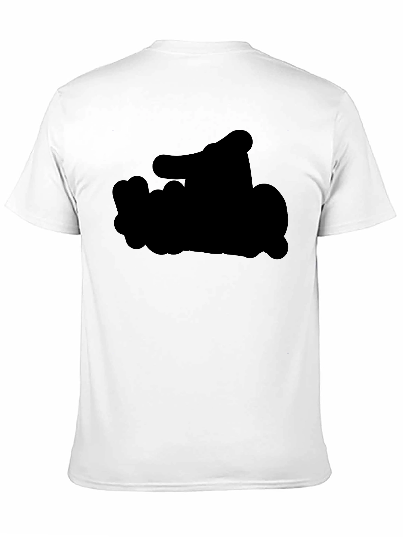 Solid Black Classic Fit Tee