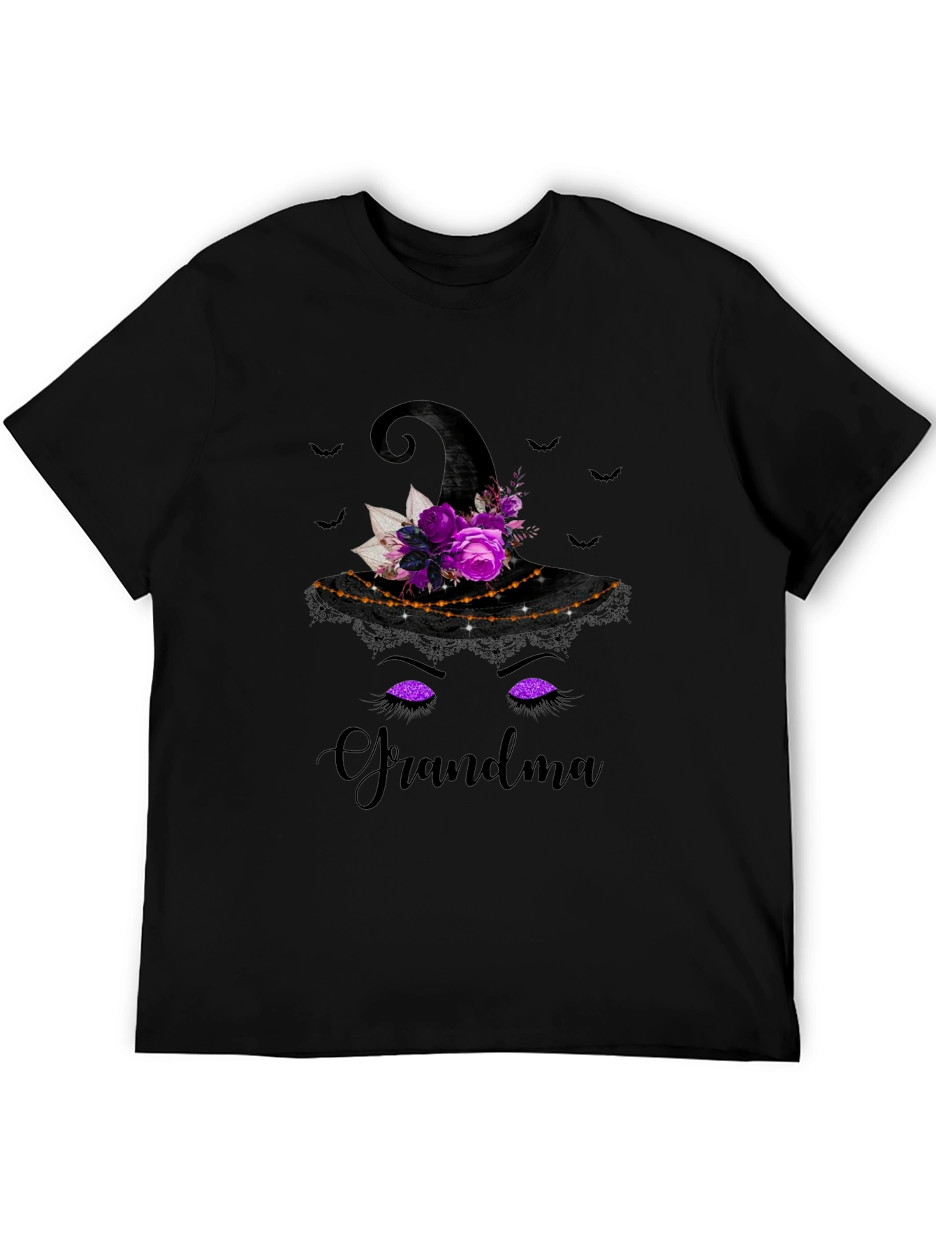 Grandma Witch Hat Halloween T-Shirt