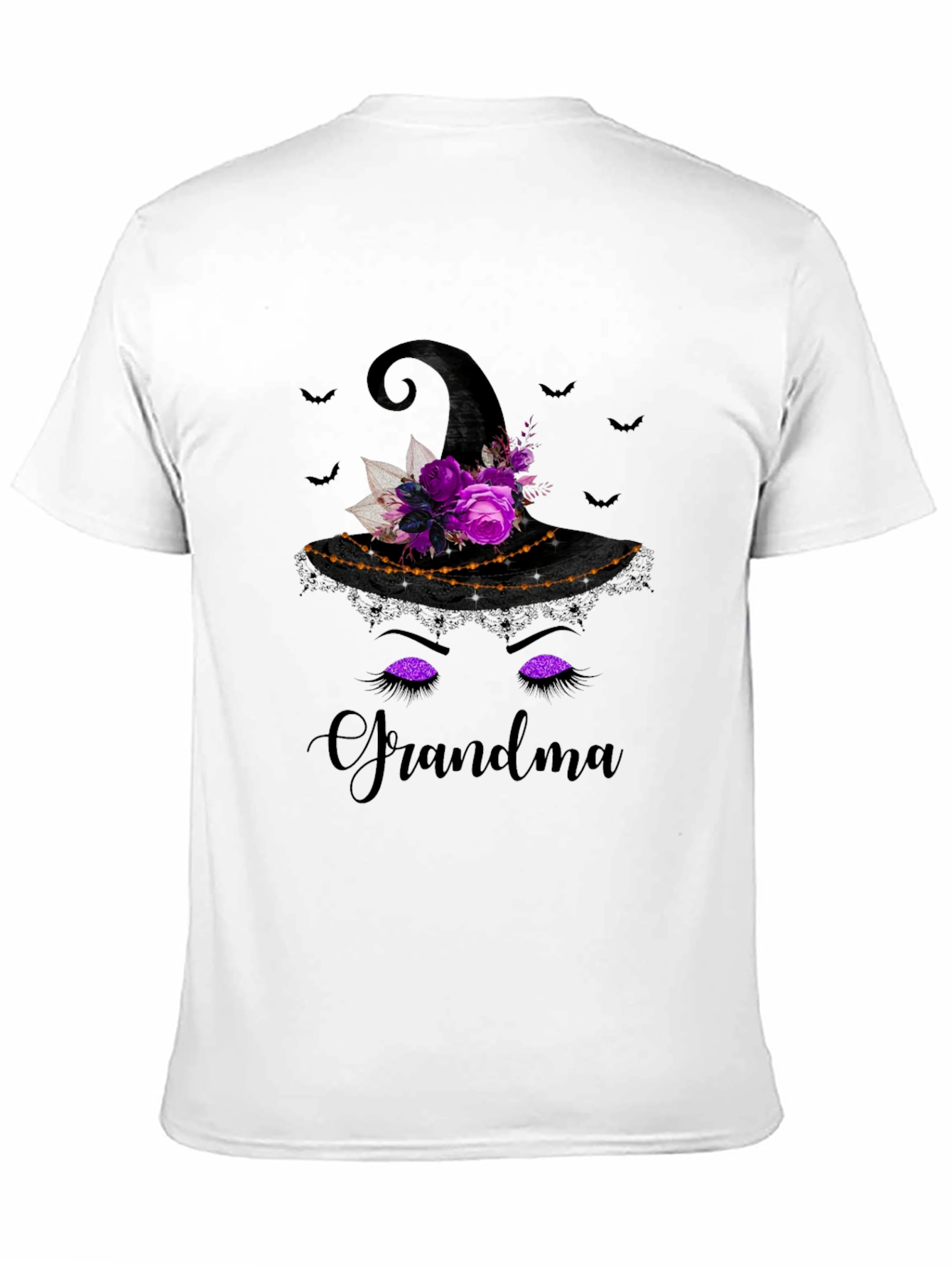 Grandma Witch Hat Halloween T-Shirt
