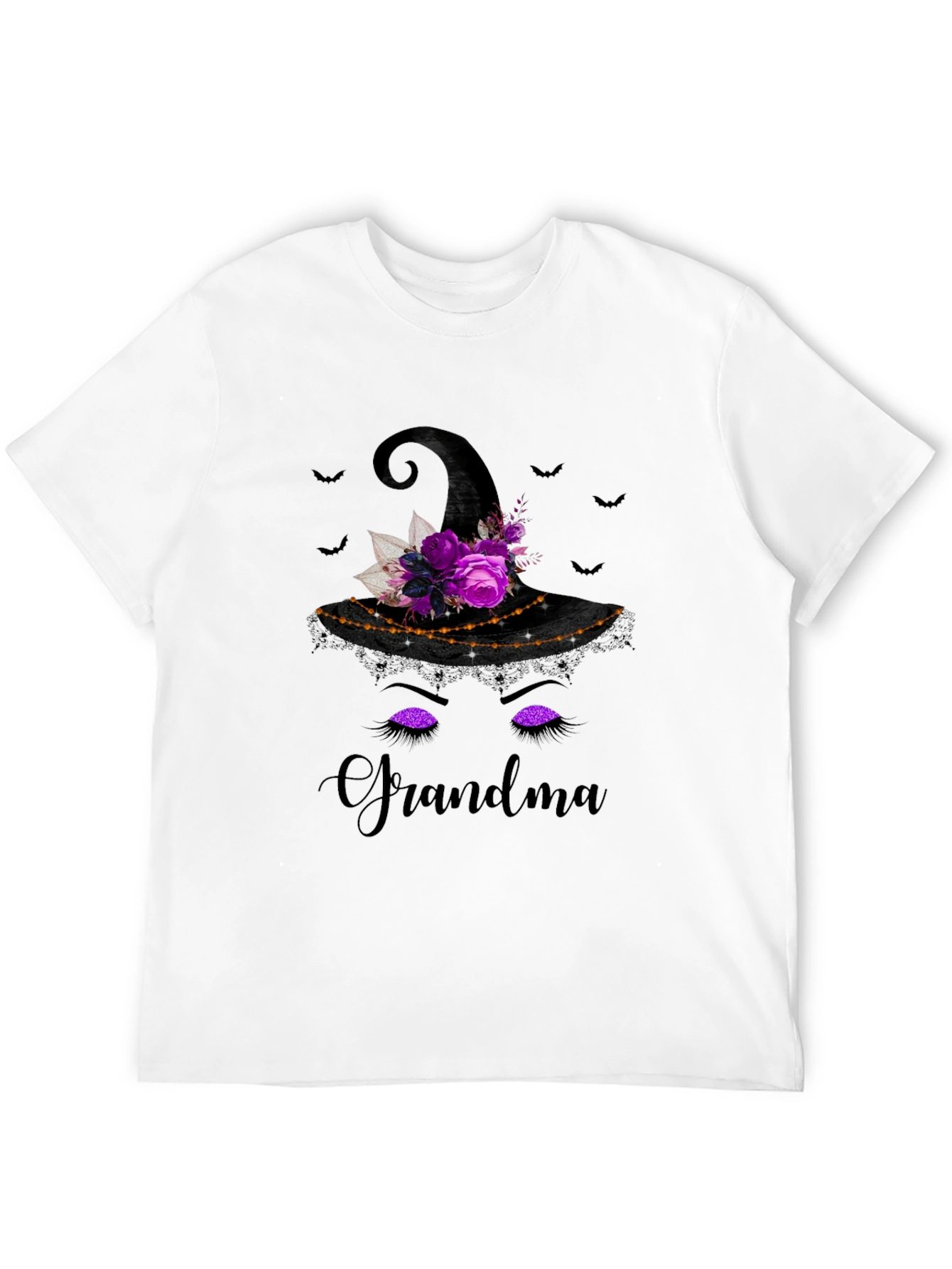 Grandma Witch Hat Halloween T-Shirt
