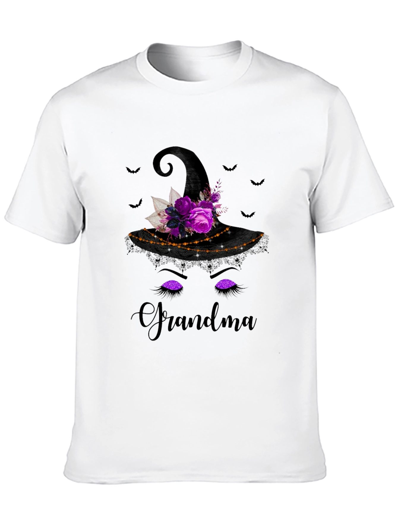 Grandma Witch Hat Halloween T-Shirt