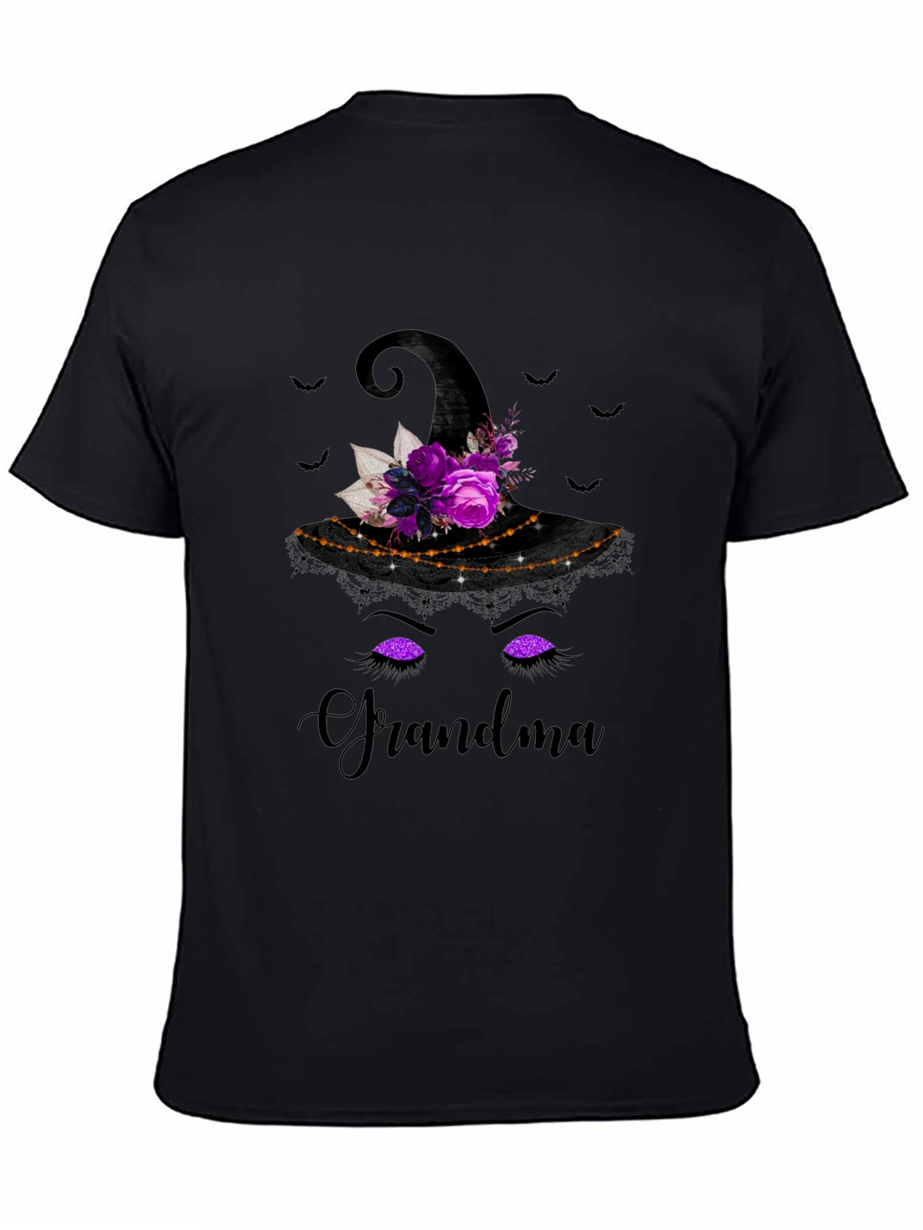 Grandma Witch Hat Halloween T-Shirt